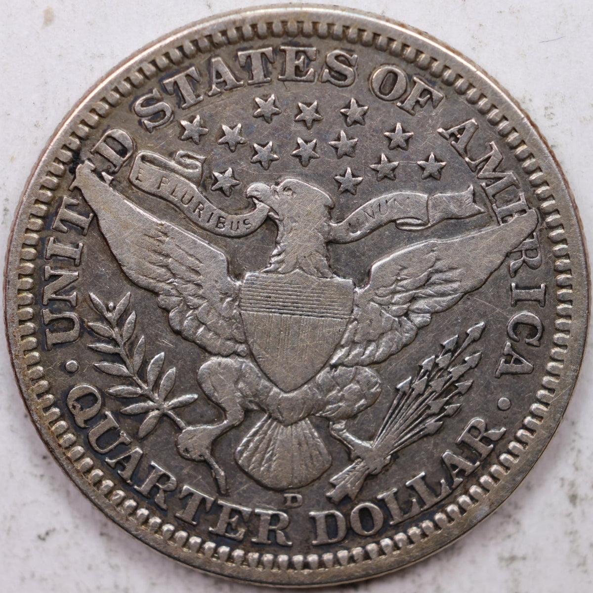 1916-D Barber Quarter, Fine Circulated Coin, Store #QR1336.