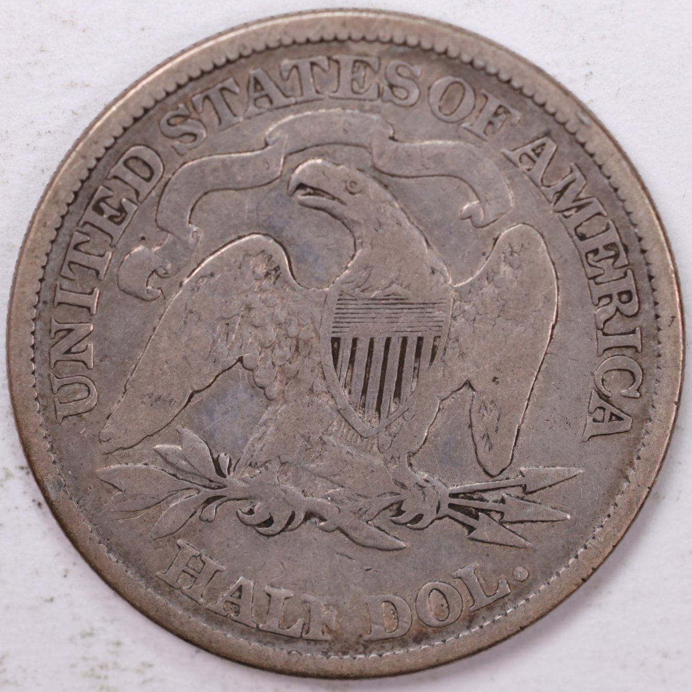 1875 Liberty Seated Half Dollar, Very Good Circulated Coin, Store #HR0850 (H875.01)