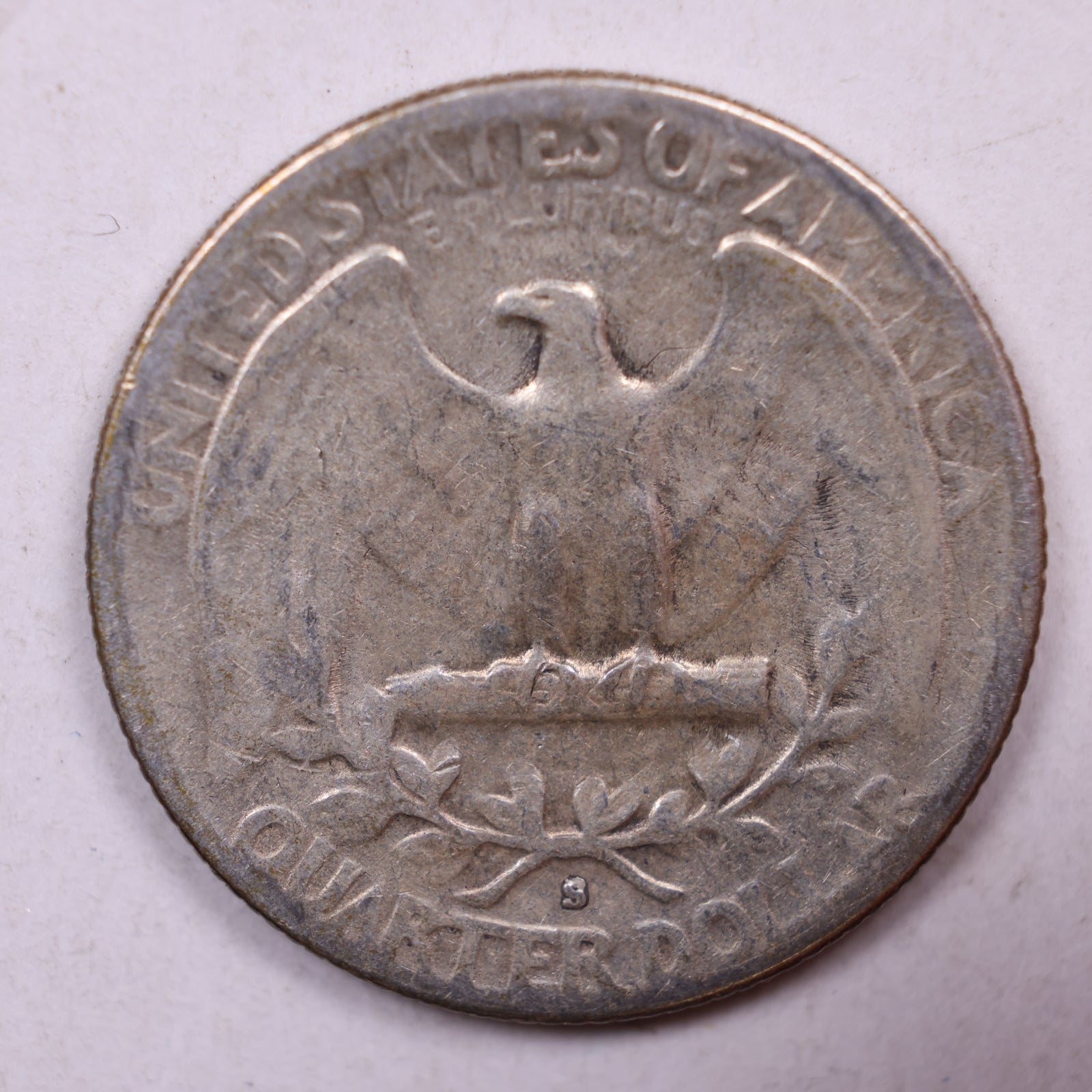 1950-S Silver Washington Quarter., Mint State Uncirculated Coin., Store #QR1374