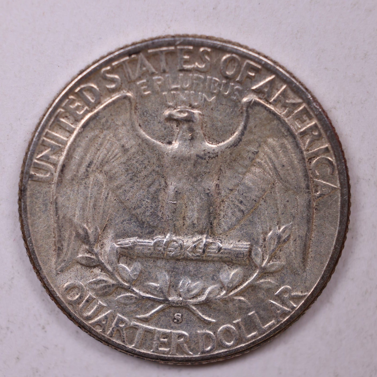 1951-S Silver Washington Quarter., Mint State Uncirculated Coin., Store #QR1378