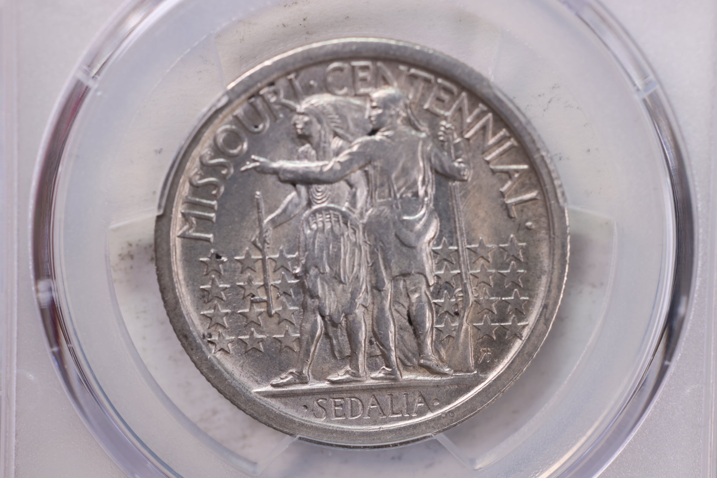 1921 50 Cent., Missouri., Commemorative., PCGS UNC Detail., Store #2167
