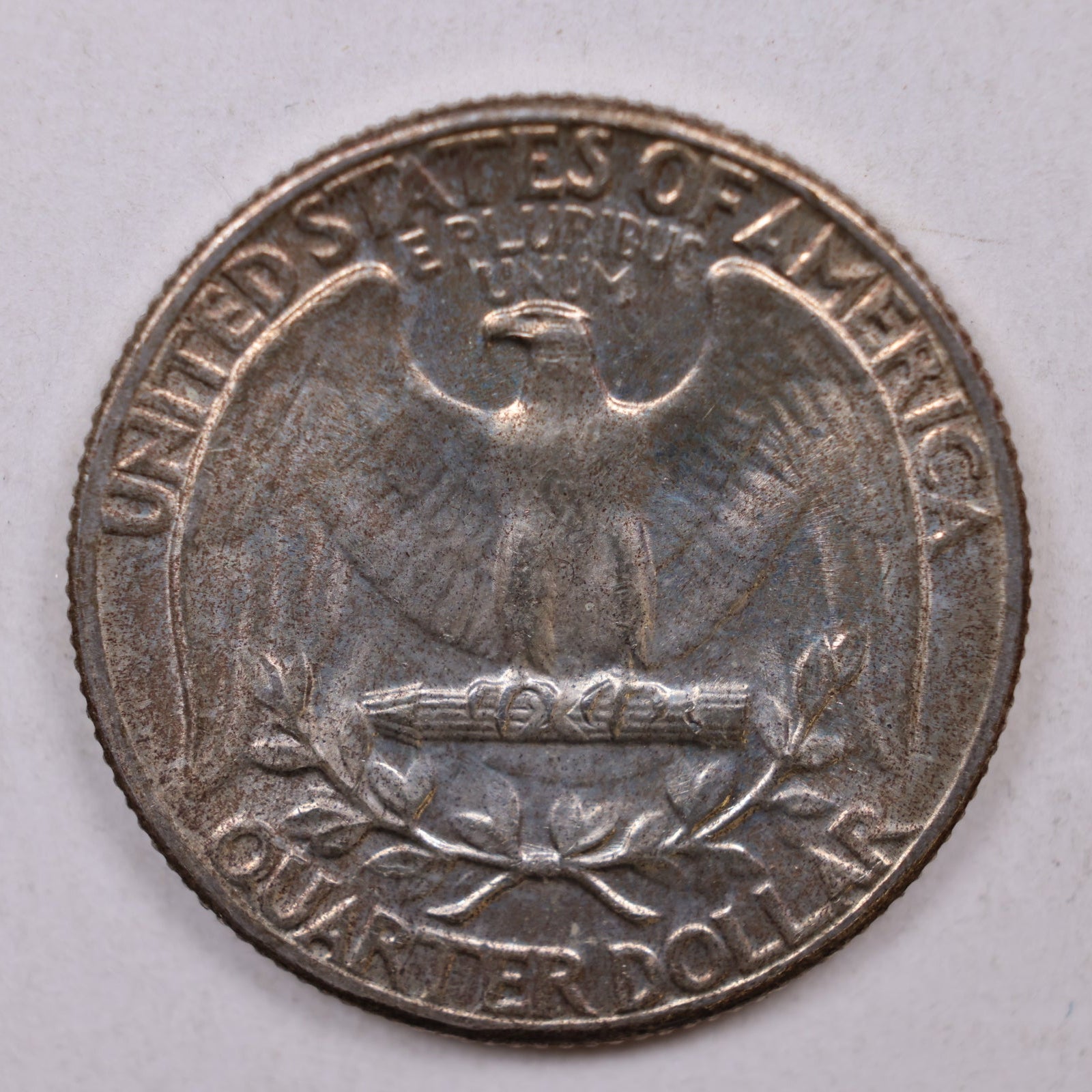 1960 Silver Washington Quarter., Mint State Uncirculated Coin., Store #QR1406