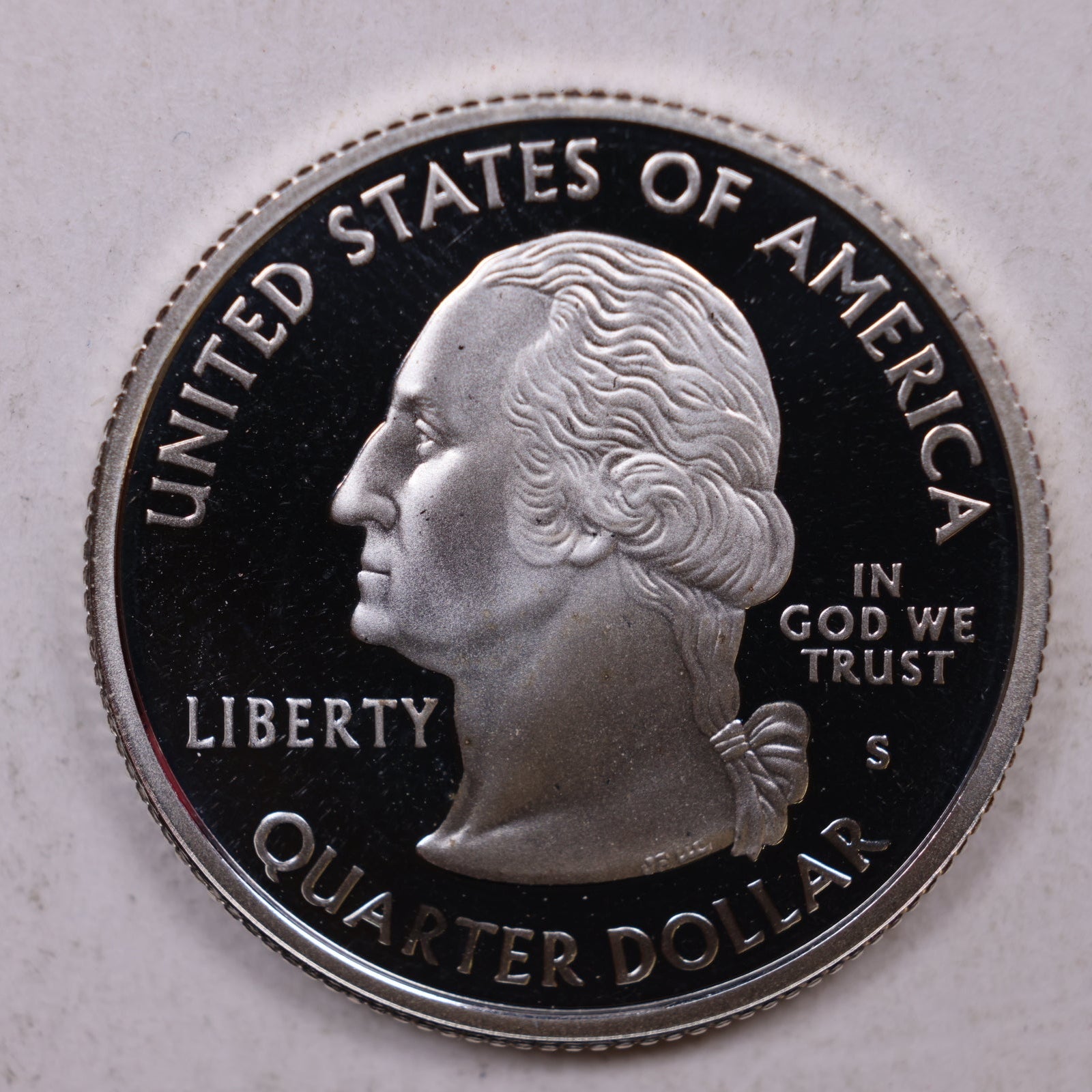 2008-S Silver Washington State Quarter NM, Proof Uncirculated, Store#QR1418