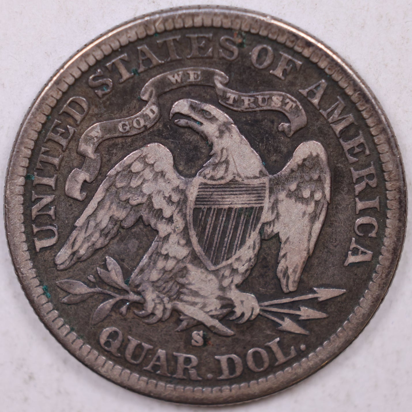 1891-S Seated Liberty Quarter, Very Fine Circulated Coin, Store #QR528