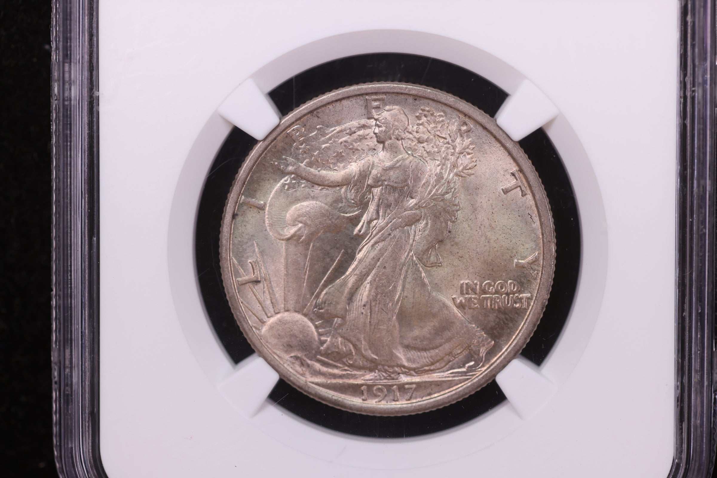 1917 Walking Liberty Half Dollar. NGC Graded MS-64. Store # 14002