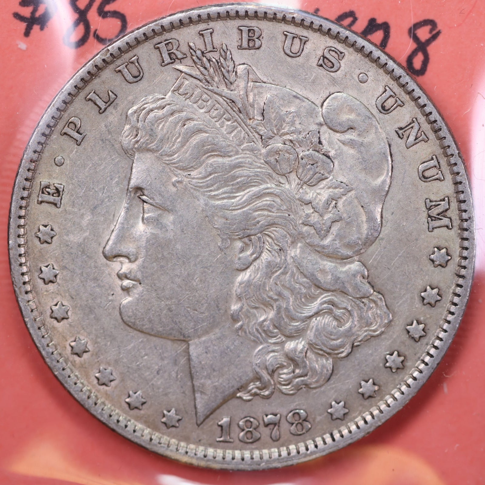 1878 Morgan Dollar, Extra Fine Circulated Coin, Store #14038