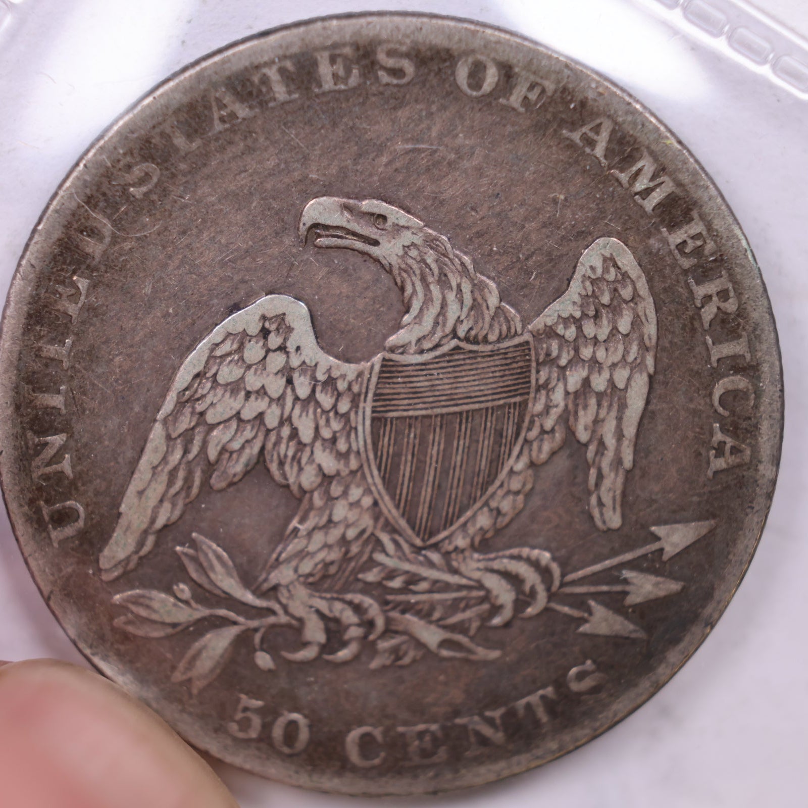1837 Cap Bust Half Dollar, Extra Fine Circulated Coin Store #HR1870