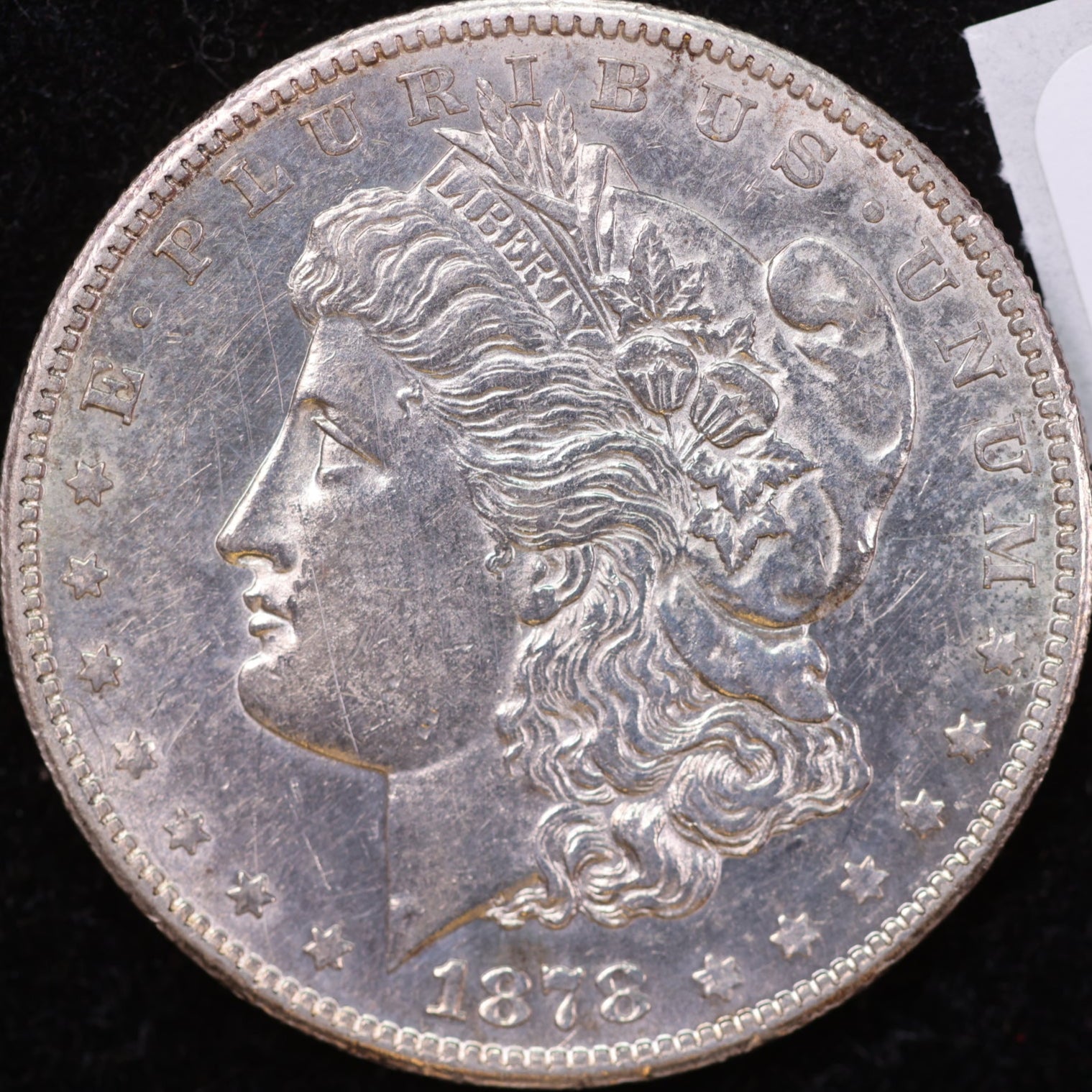 1878-S Morgan Silver Dollar, Mint State Uncirculated Coin, Store #DR0128