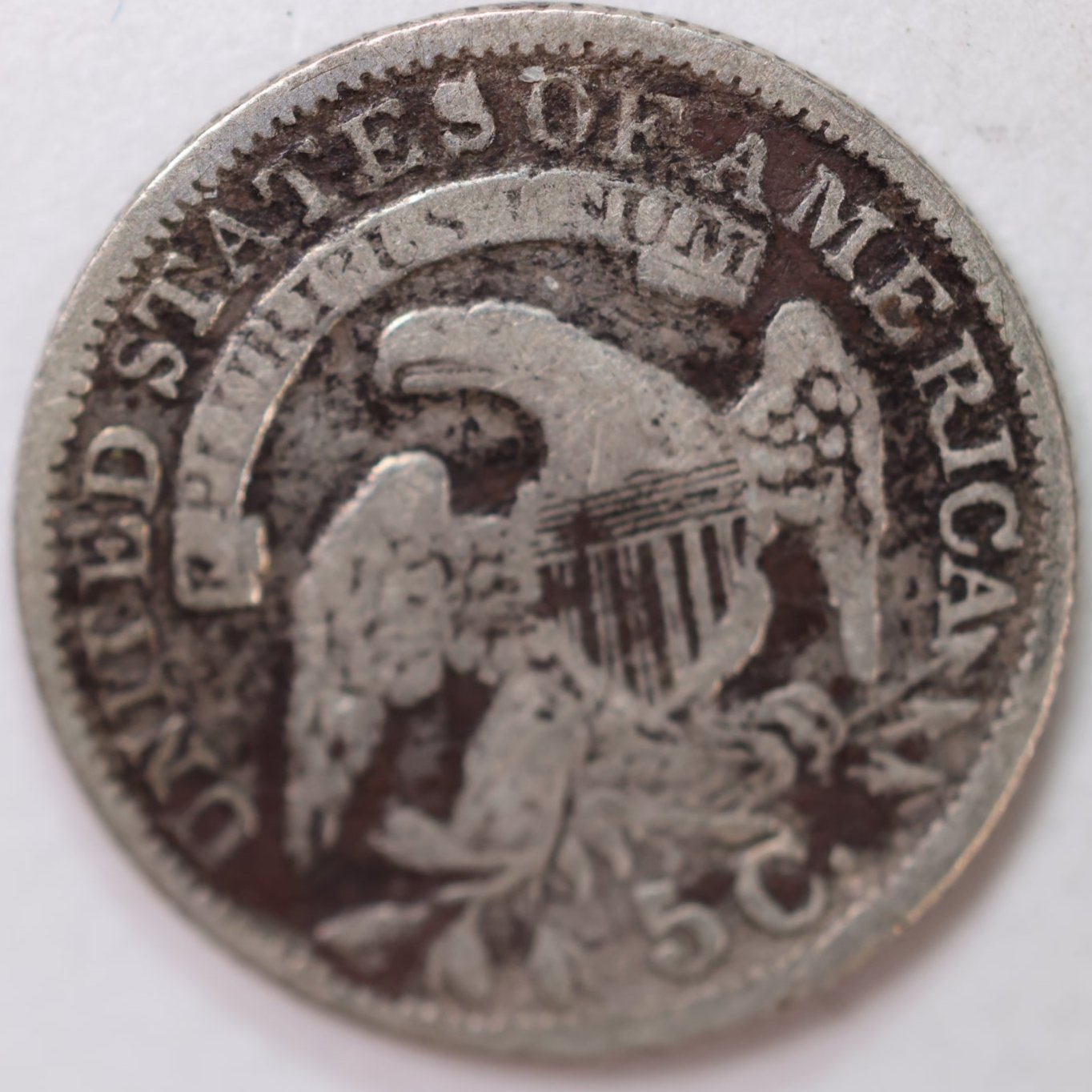 1834 Cap Bust Half Dime, Fine Circulated Coin, Store #M834.01