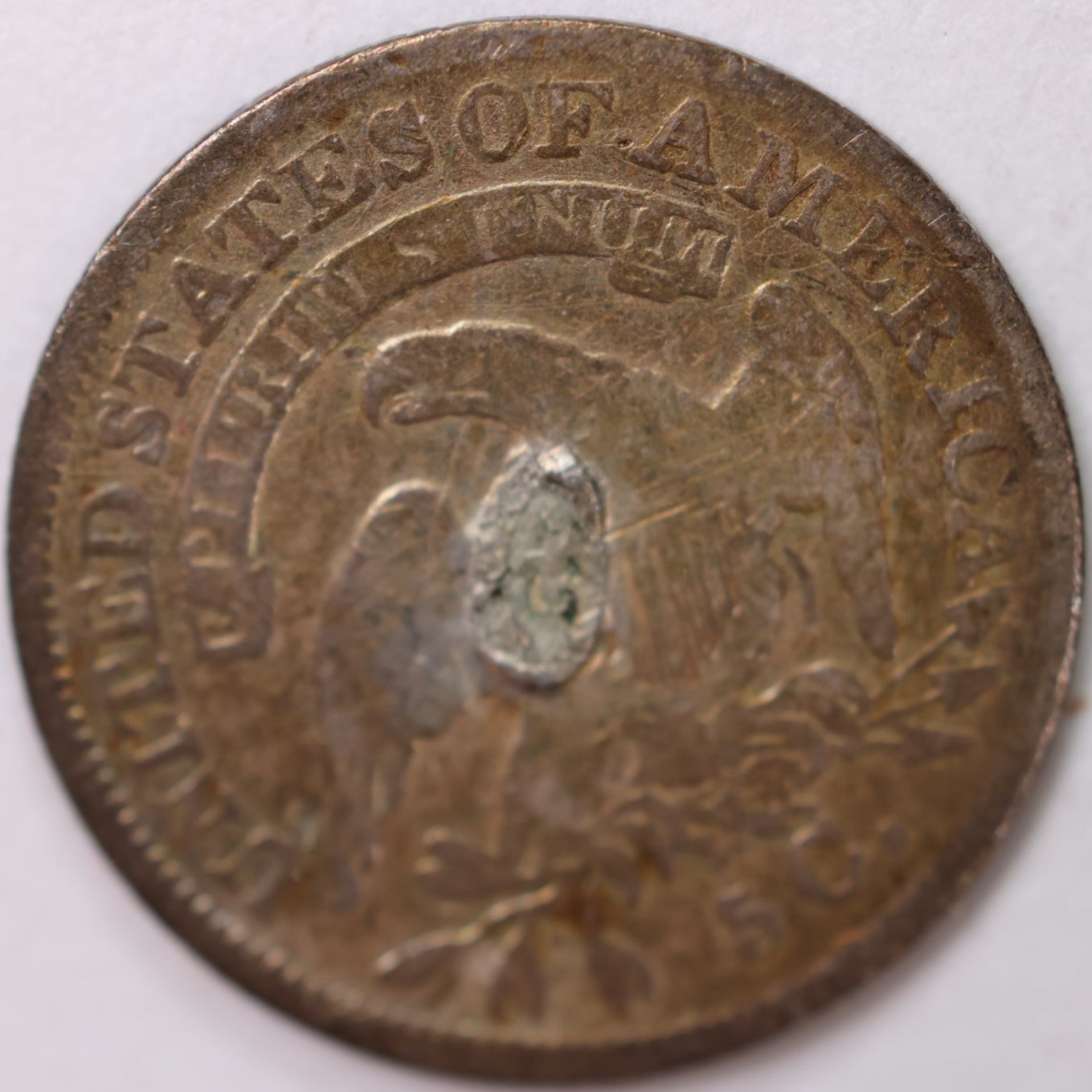 1835 Cap Bust Half Dime, Good Circulated Coin, Store #M835.03