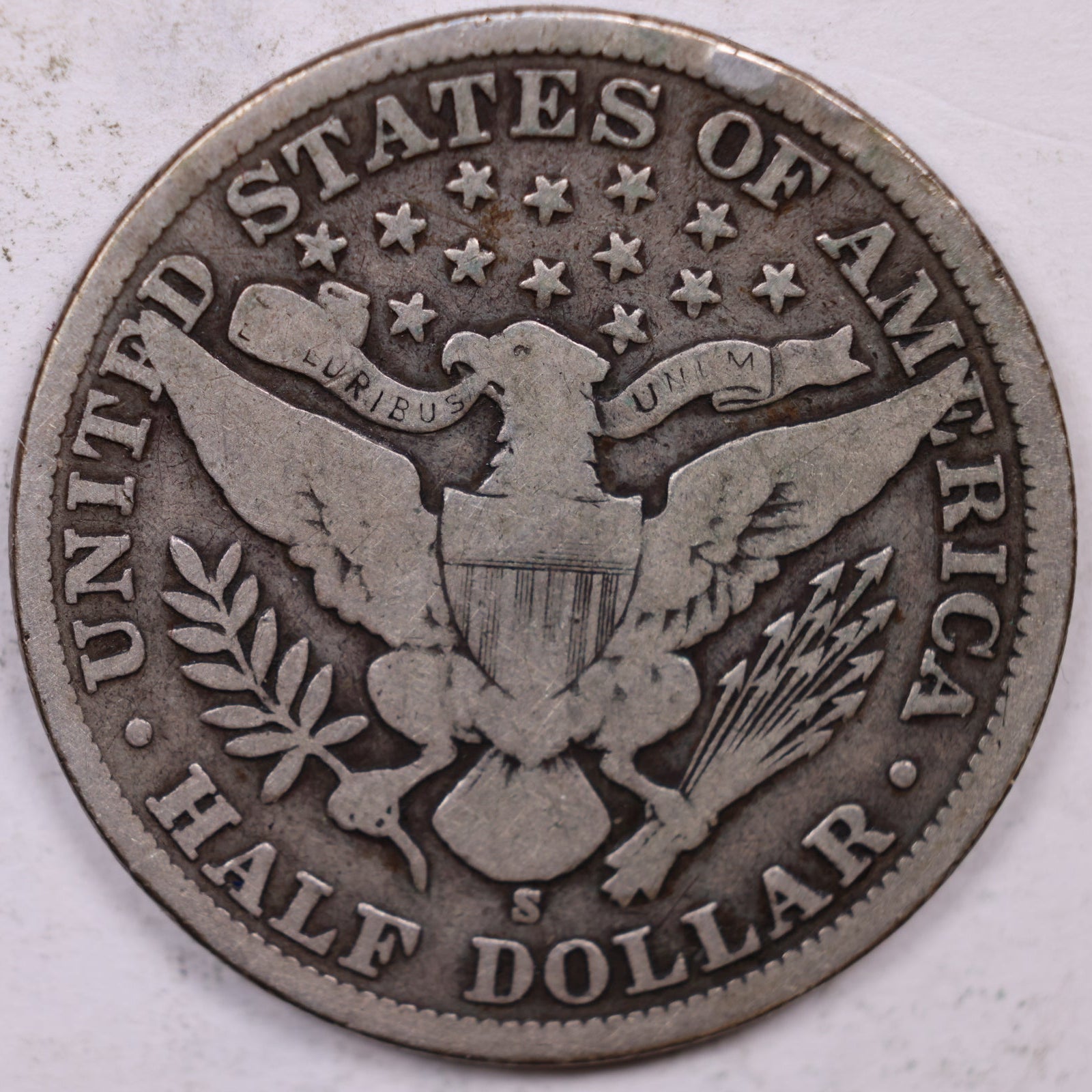 1904-S Barber Half Dollar, Very Good Circulated Coin, Store #HR1895