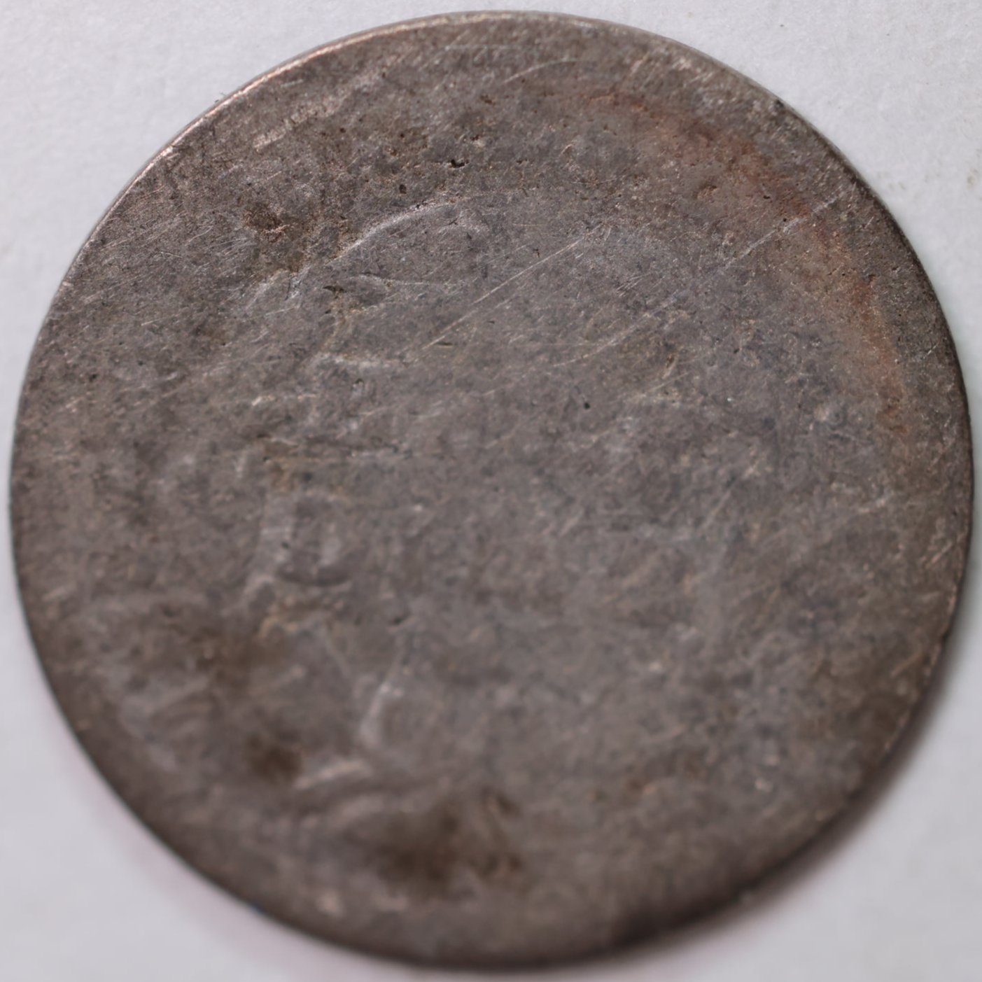 1838 Seated Half Dime, Good Circulated Coin, Store #M838.01