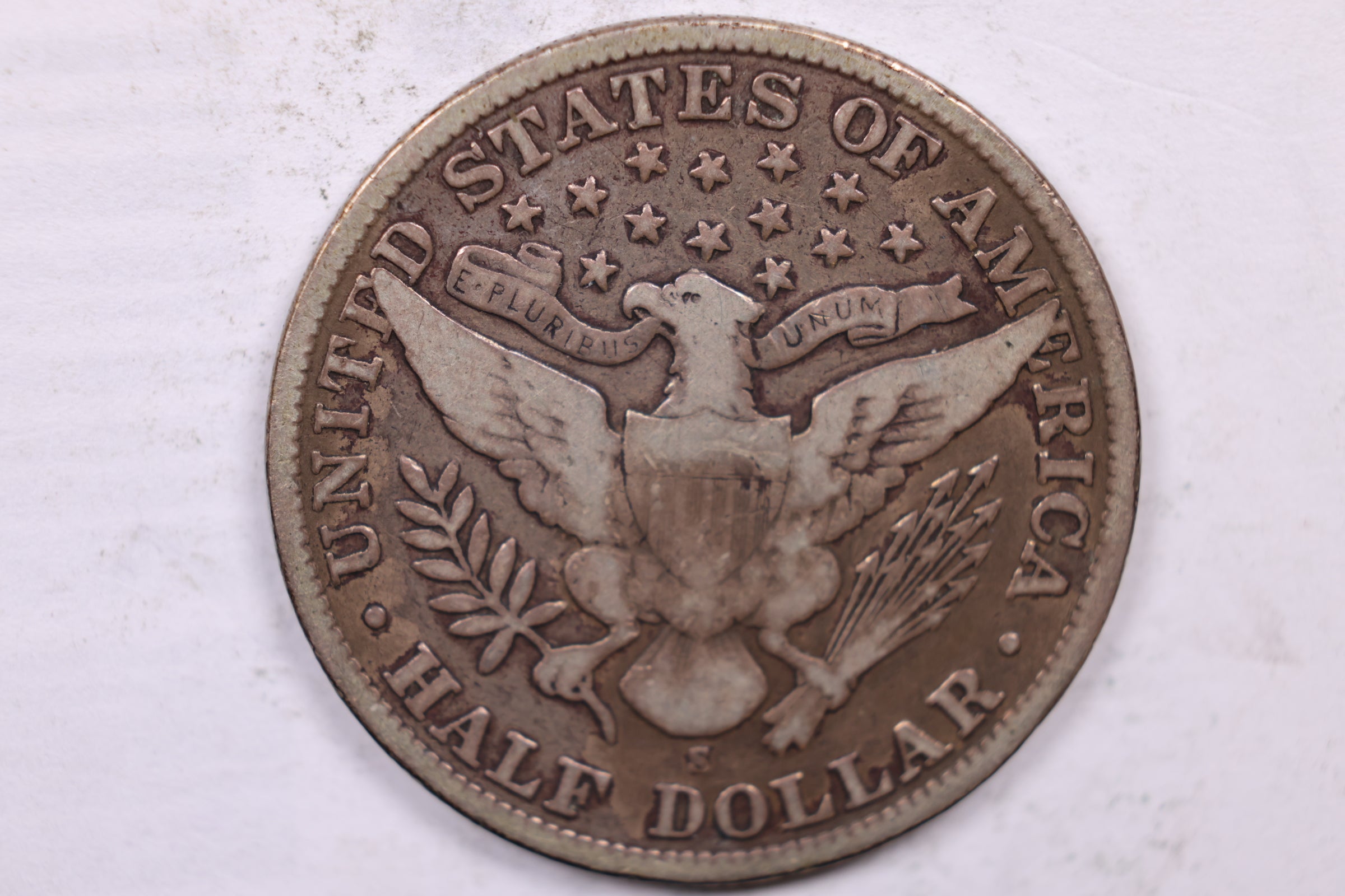 1905-S Barber Half Dollar, Fine Circulated Coin, Store #HR1896