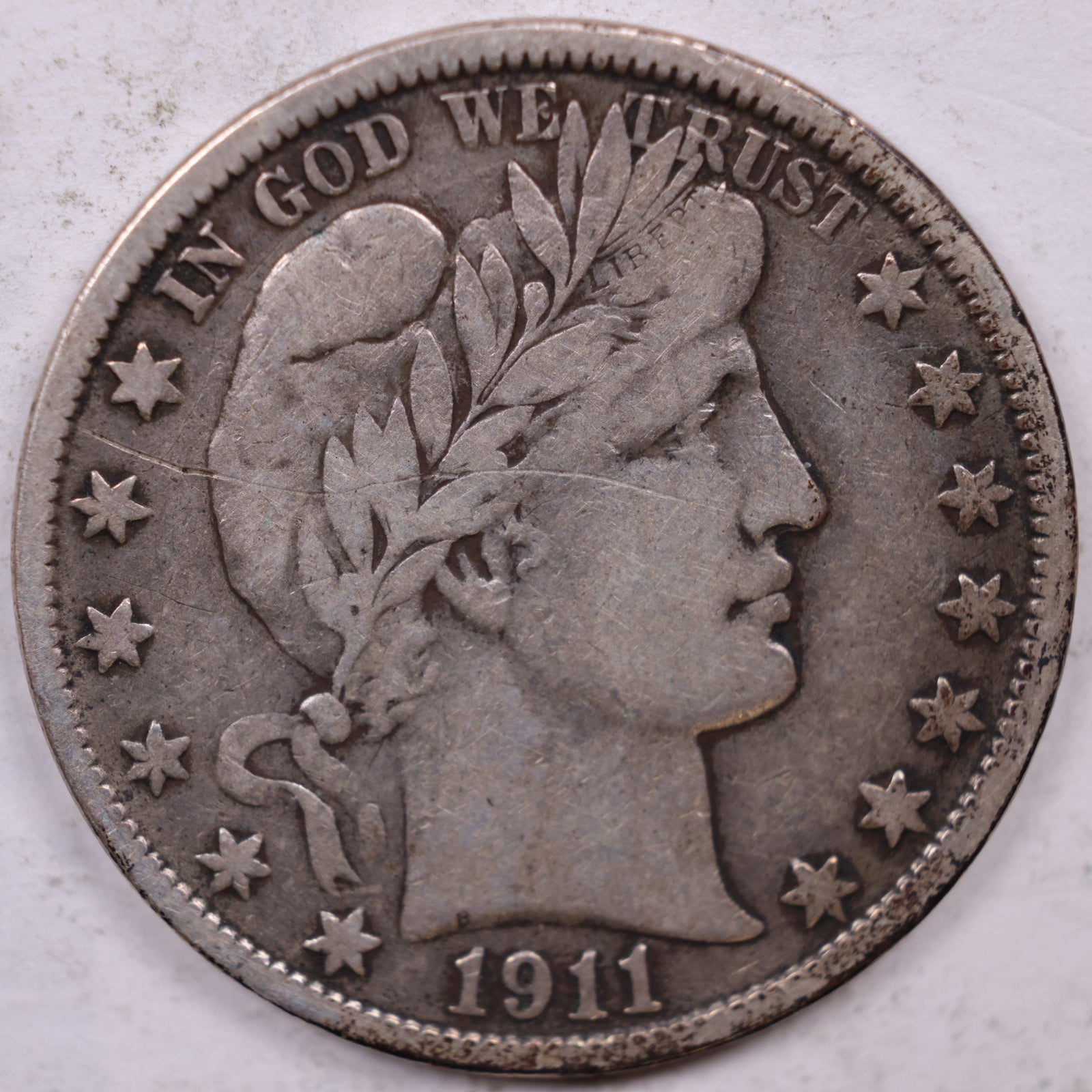 1911-S Barber Half Dollar, Very Fine Circulated Coin, Store #HR1902