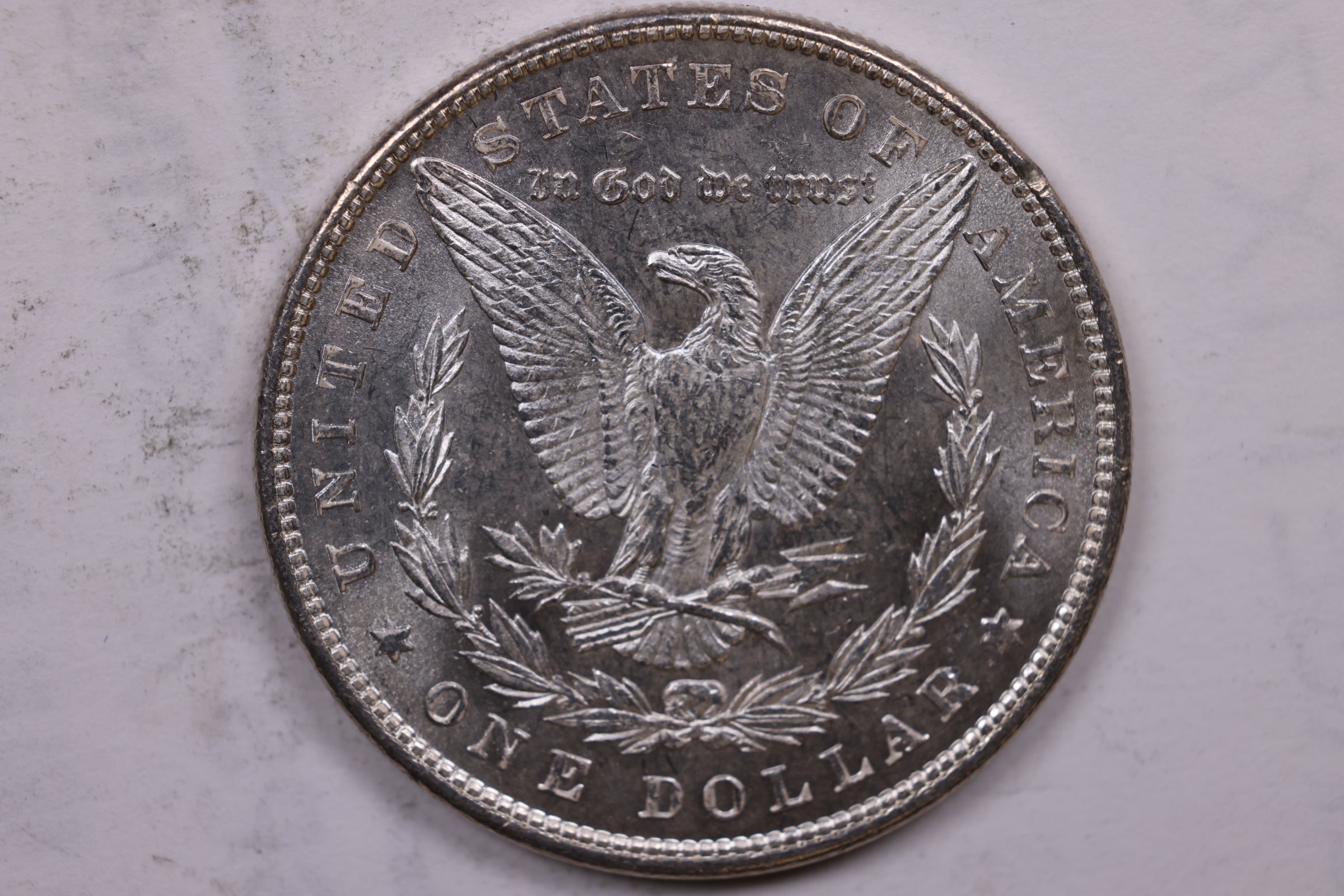 1880 Morgan Silver Dollar, Mint State-Uncirculated Coin, Store #DR1519