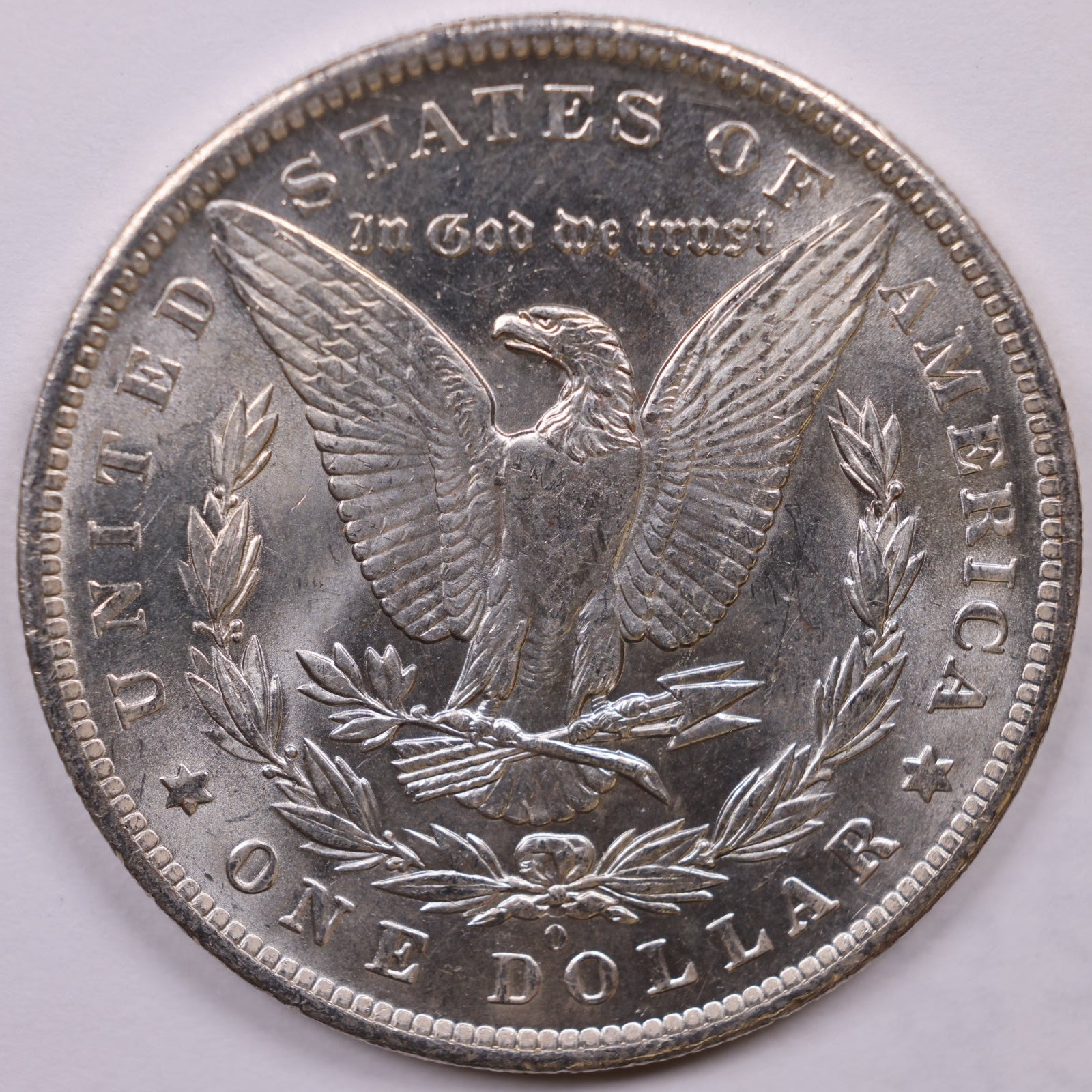 1883-0 Morgan Silver Dollar, Mint State-Uncirculated Coin, Store #DR1525