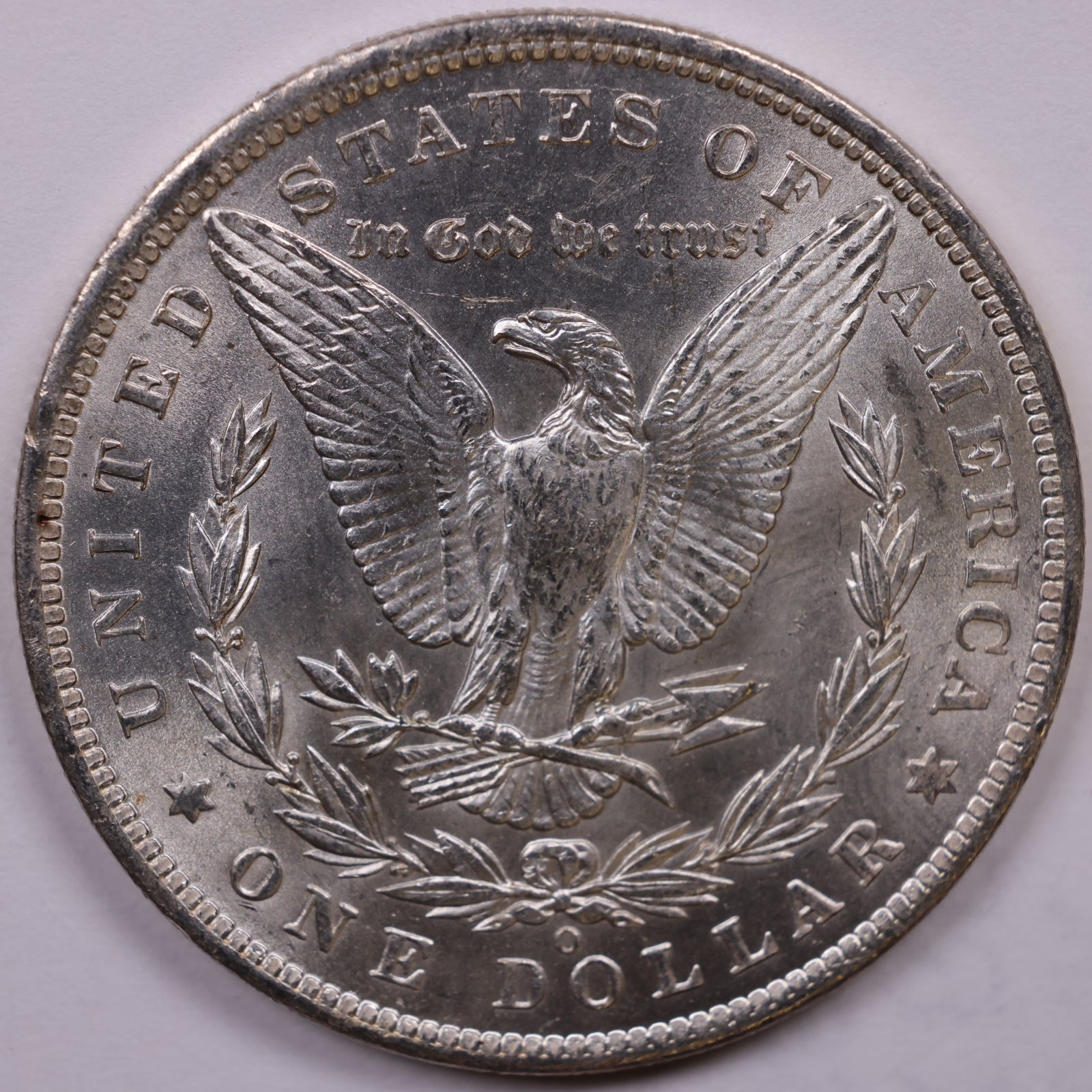 1885-0 Morgan Silver Dollar, Mint State-Uncirculated Coin, Store #DR1528