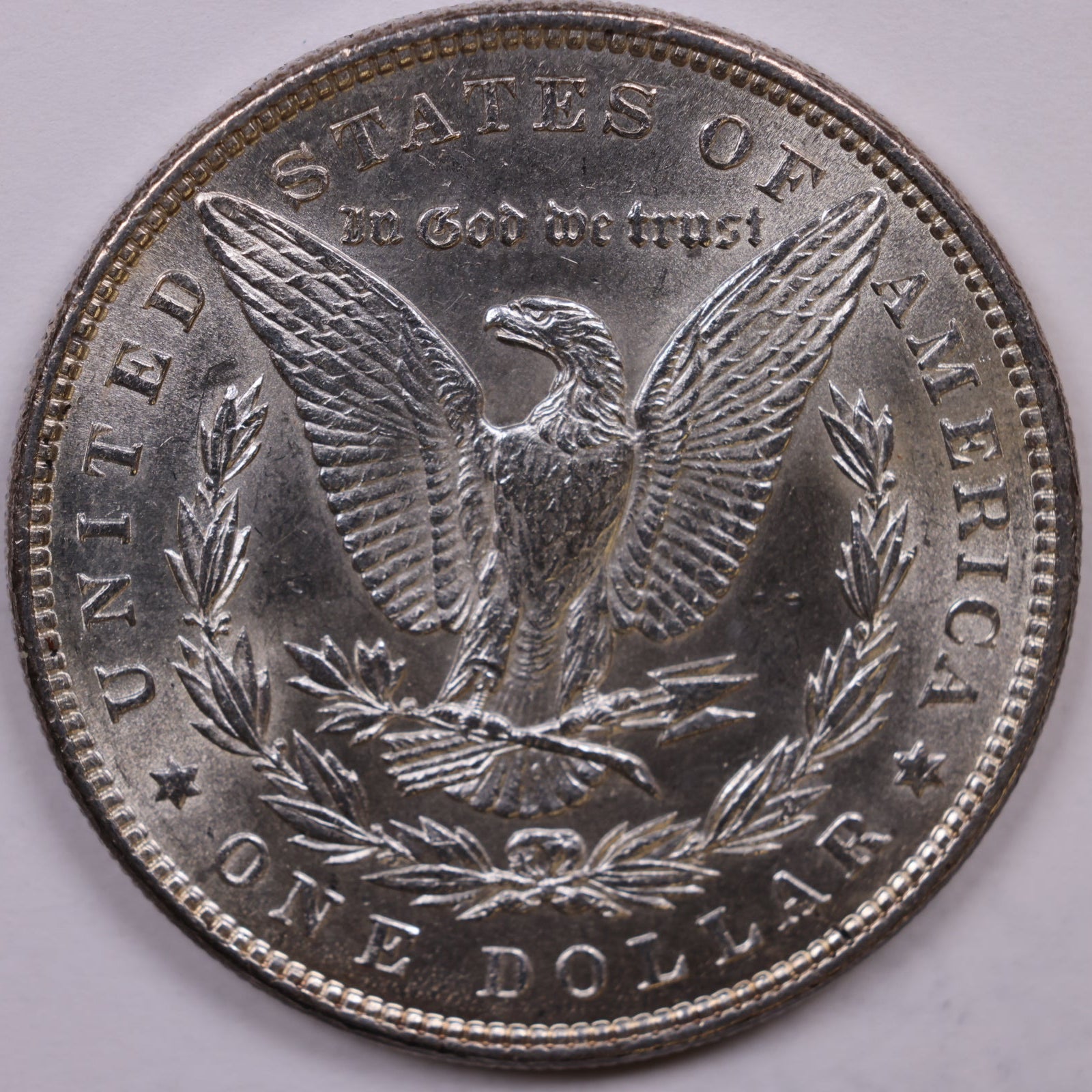 1885 Morgan Silver Dollar, Mint State-Uncirculated Coin, Store #DR1529