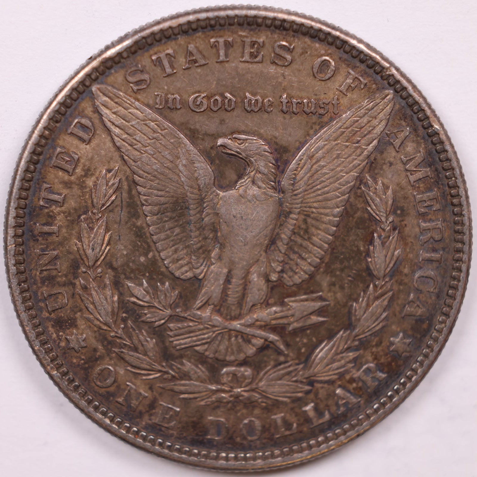 1885 Morgan Silver Dollar, Toned Mint State-Uncirculated Coin, Store #DR1530