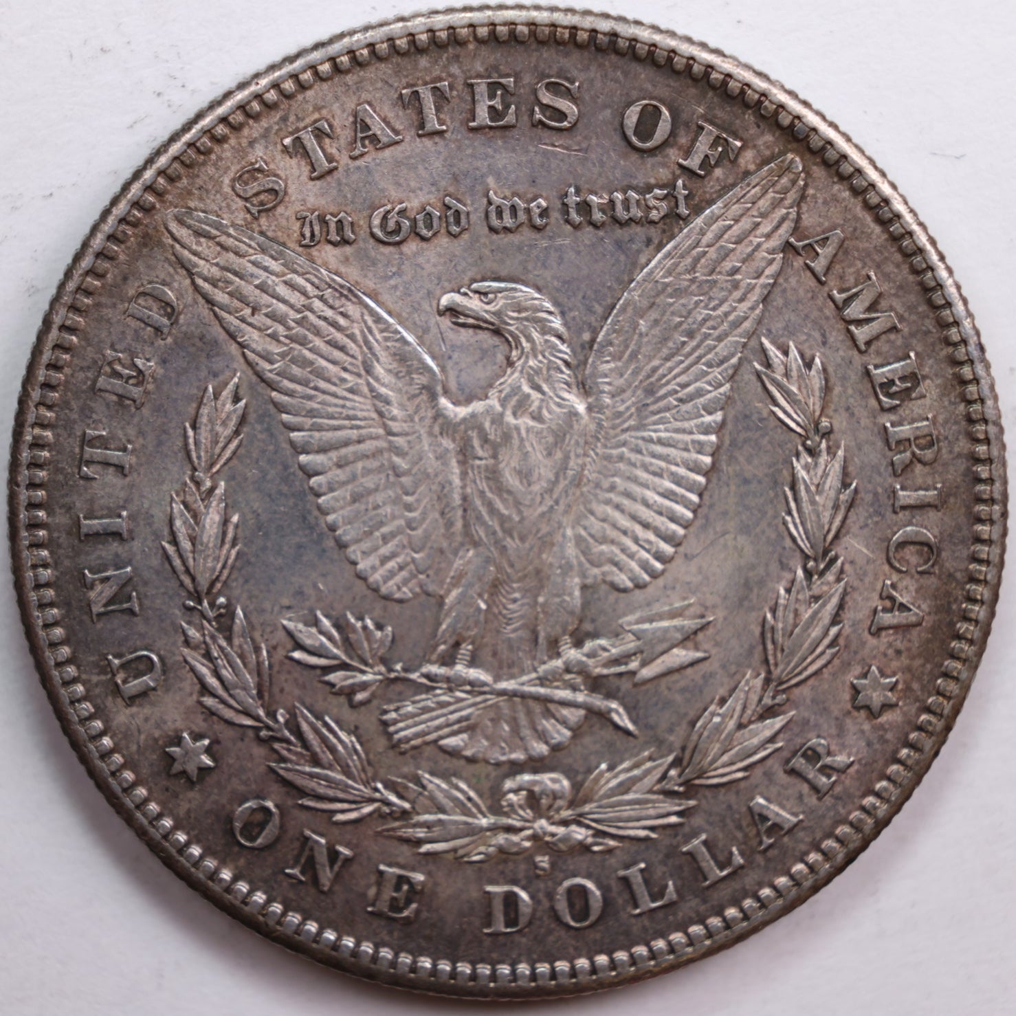 1878-S Morgan Dollar, Mint State Uncirculated Coin, Store #DR0815
