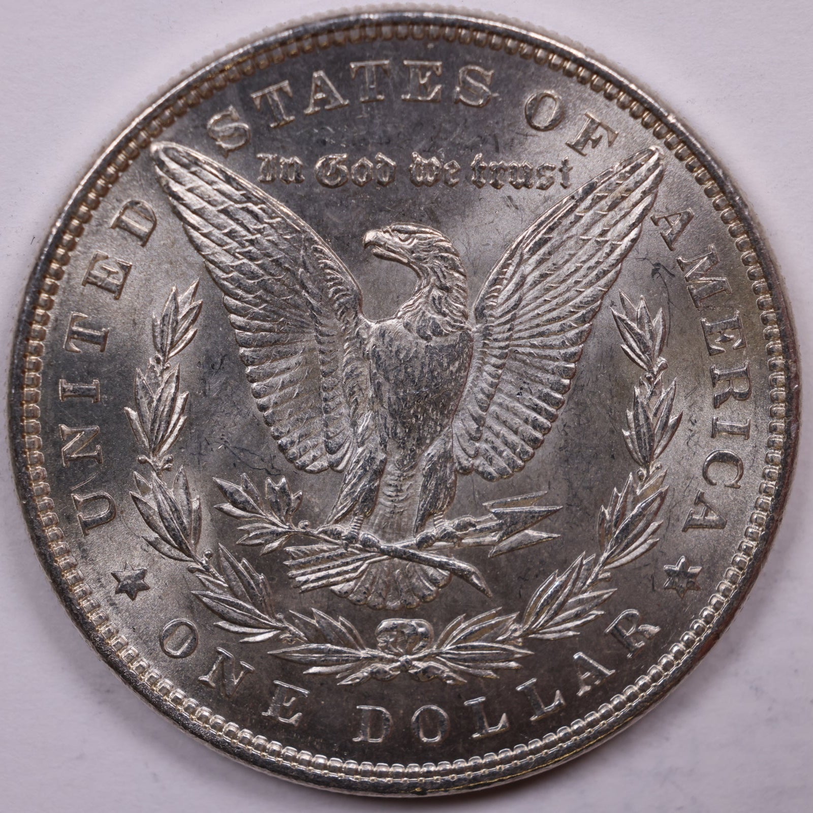 1885 Morgan Silver Dollar, Mint State-Uncirculated Coin, Store #DR1531