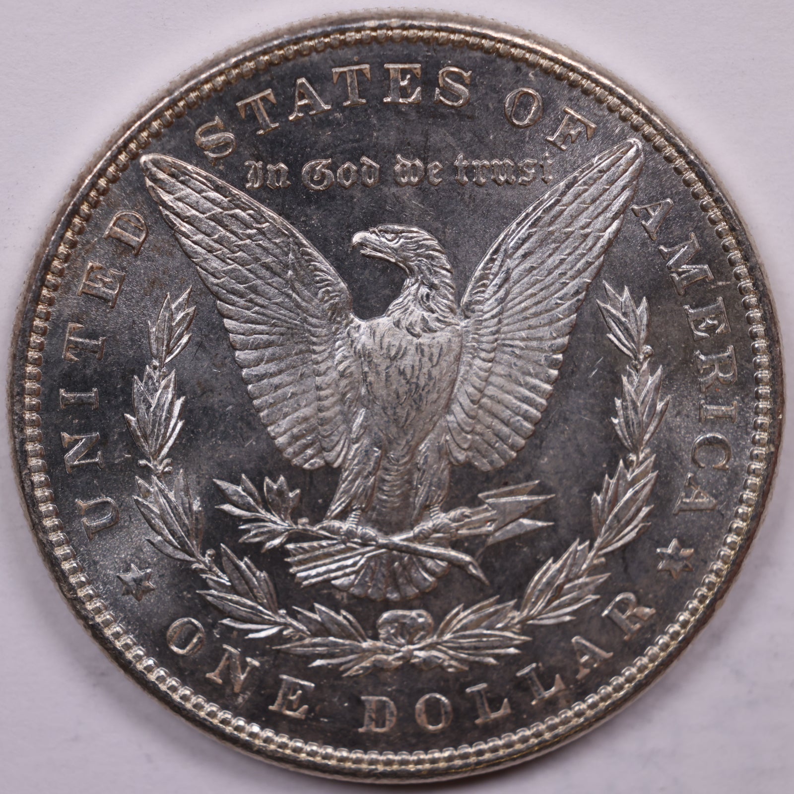 1886 Morgan Silver Dollar, Mint State-Uncirculated Coin, Store #DR1532