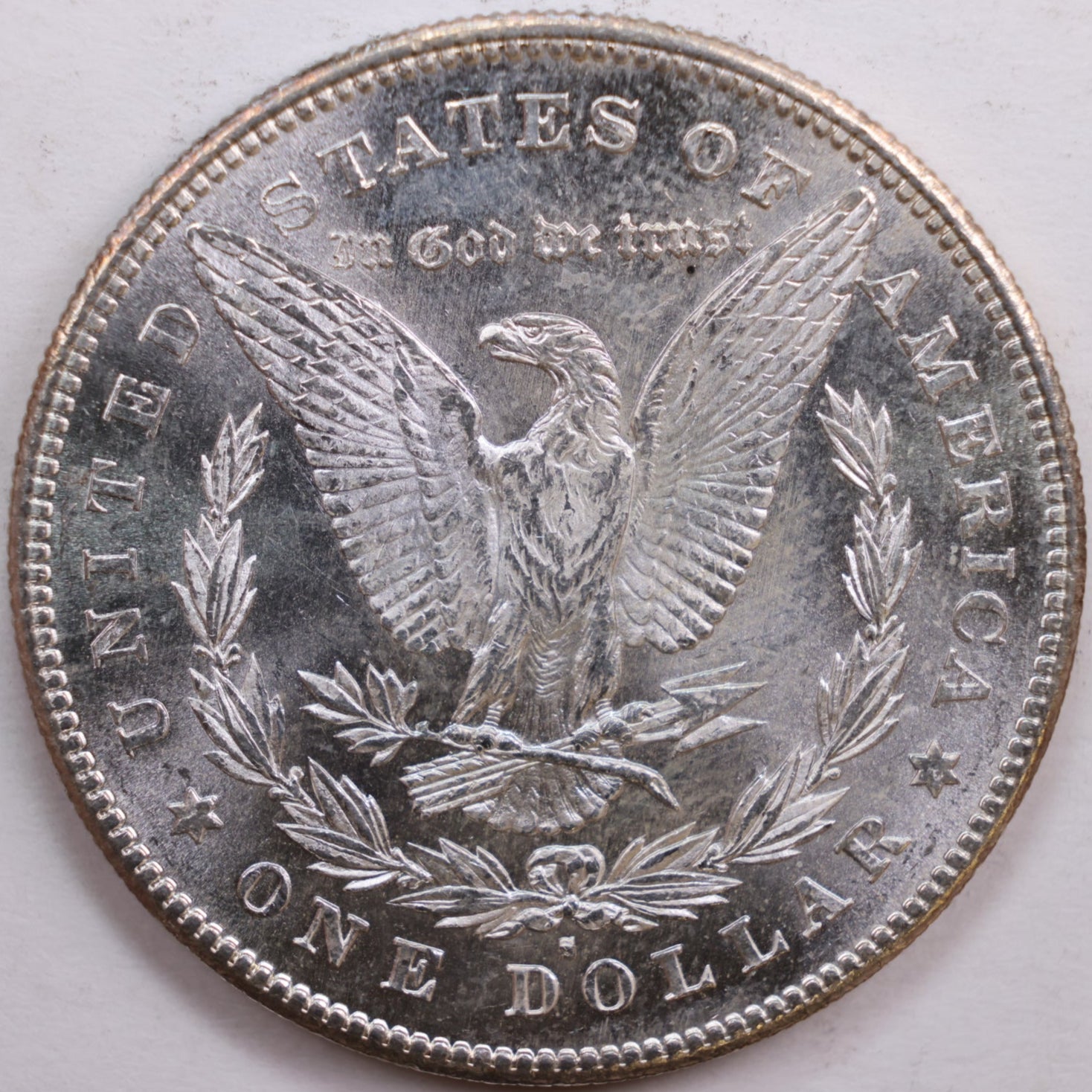 1878-S Morgan Dollar, Mint State Uncirculated Coin, Store #DR0813