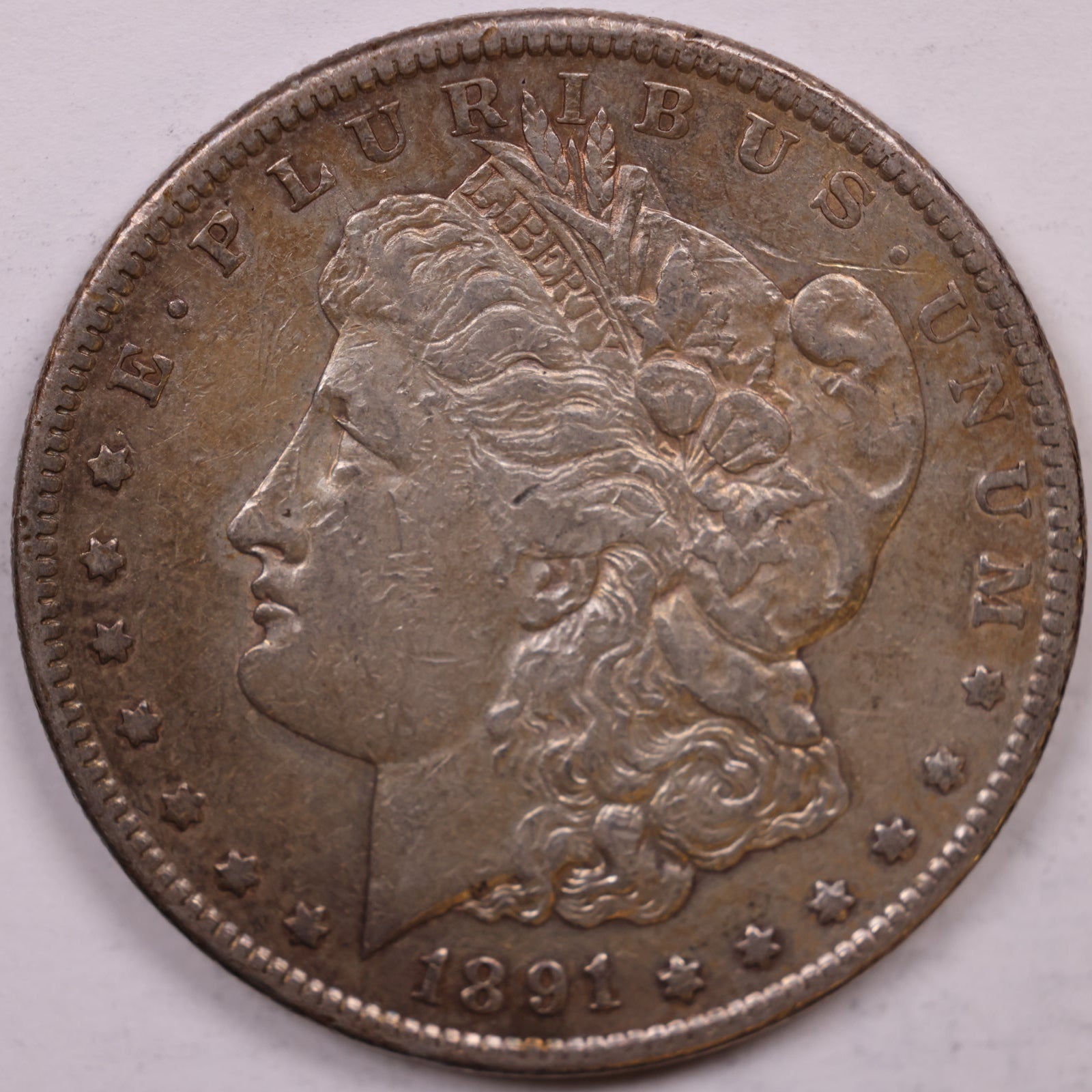 1891-S Morgan Silver Dollar, Very Fine Circulated Coin, Store #DR1542