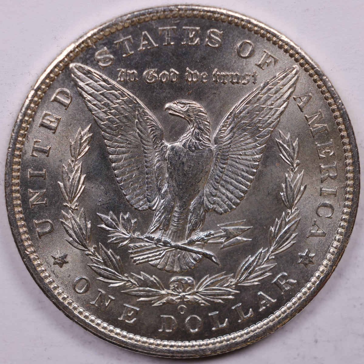1898-O Morgan Silver Dollar, Mint State Uncirculated Coin, Store #DR1543