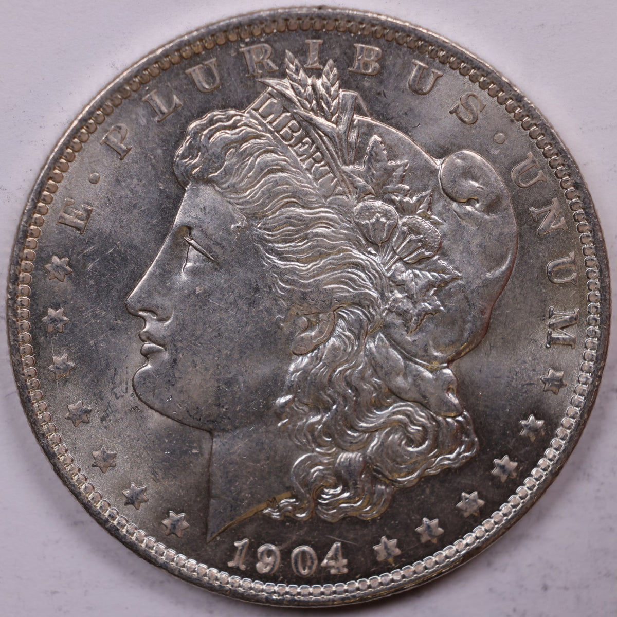 1904-O Morgan Silver Dollar, Mint State Uncirculated Coin, Store #DR1549