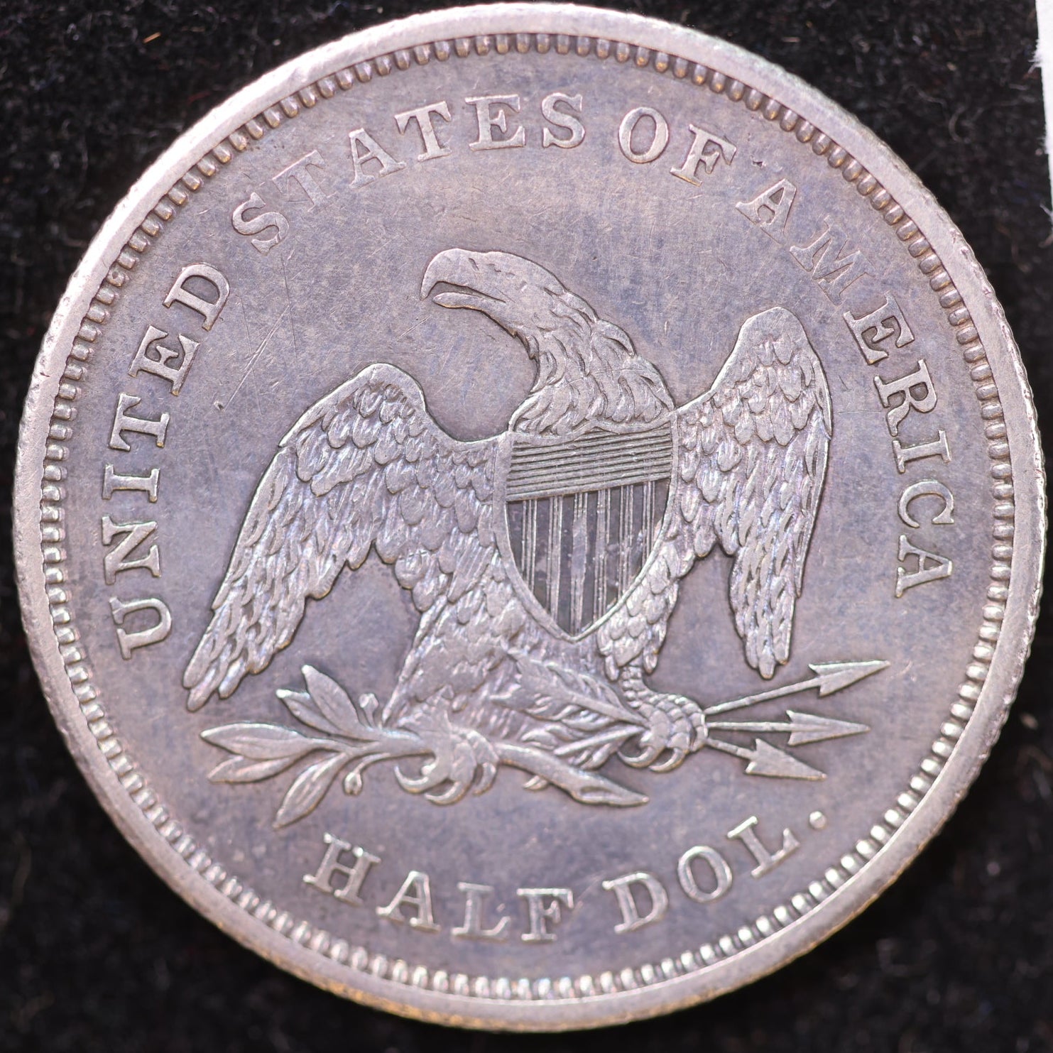 1841 Liberty Seated Half Dollar, About Uncirculated, Store #14119