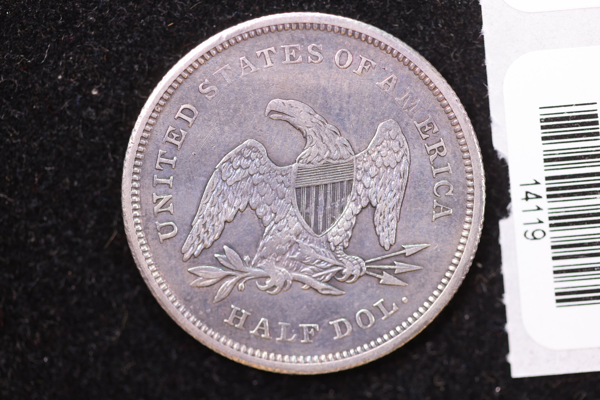 1841 Seated Liberty Half Dollar, Choice Eye Appeal, AU-55, Store #14119