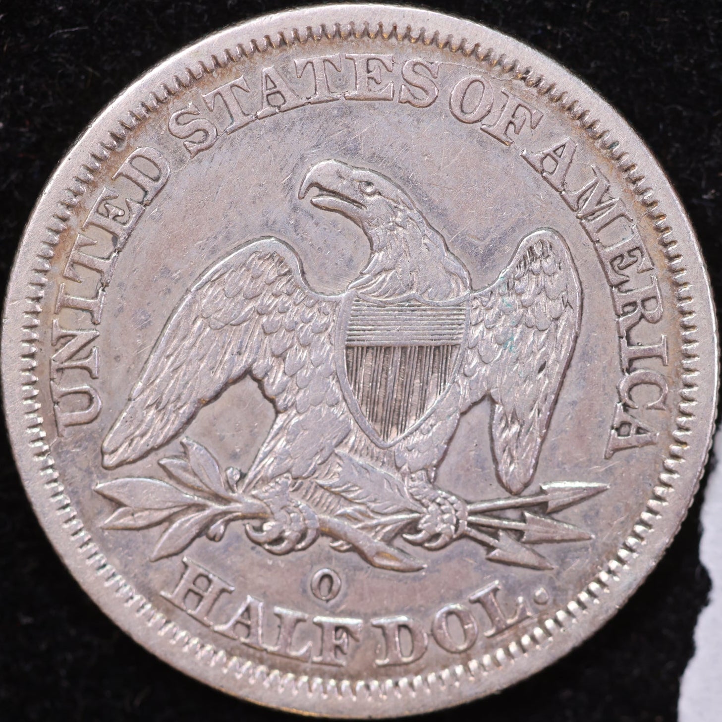1845-O Liberty Seated Half Dollar, About Uncirculated Coin, Store #14128