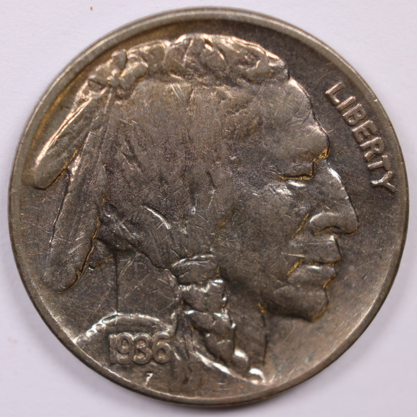 1936-S Buffalo Nickel, Mint Uncirculated Coin, Store #NL672