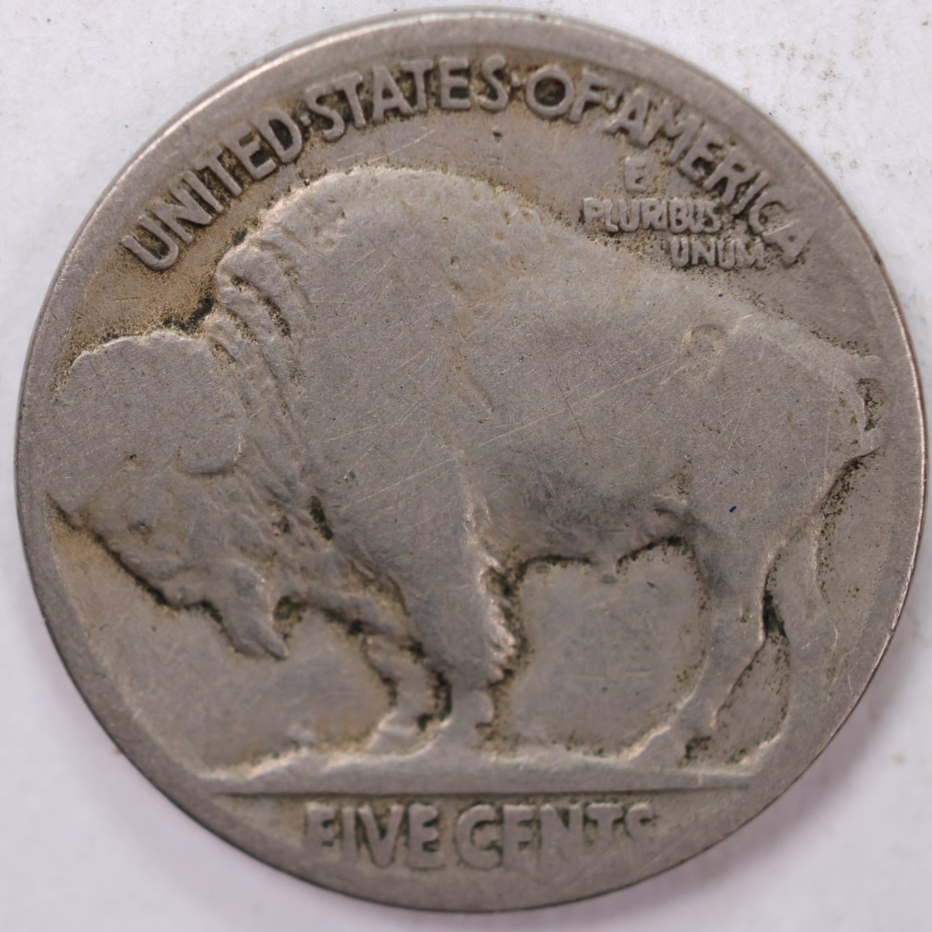 1919 Buffalo Nickel, Very Good Circulated Coin, Store Sale #N919.01