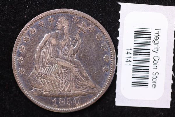 1850-O Seated Liberty Half Dollar, Affordable Circulated Coin, Store #14141