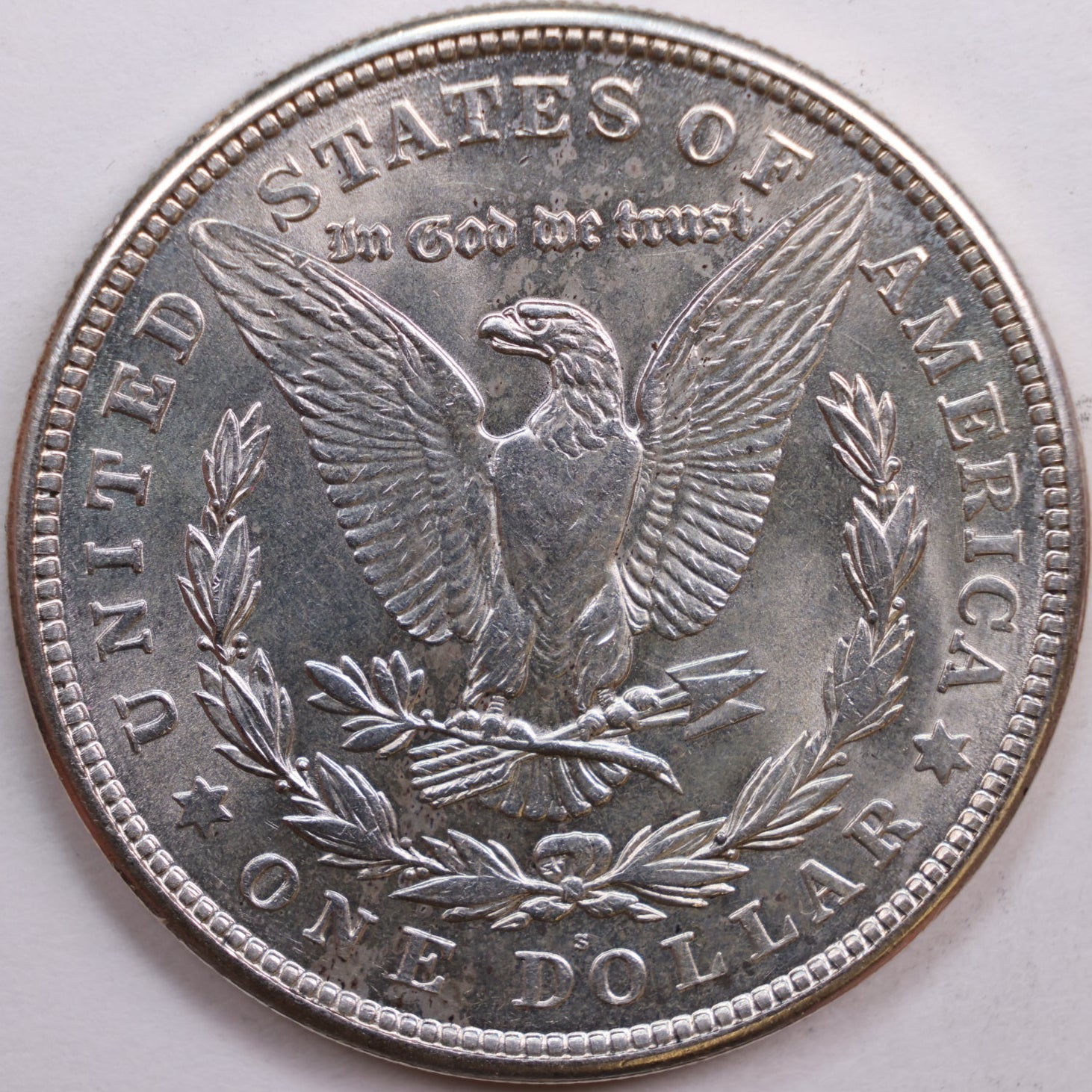 1921-S Morgan Dollar, Mint State Uncirculated Coin, Store #DR0741