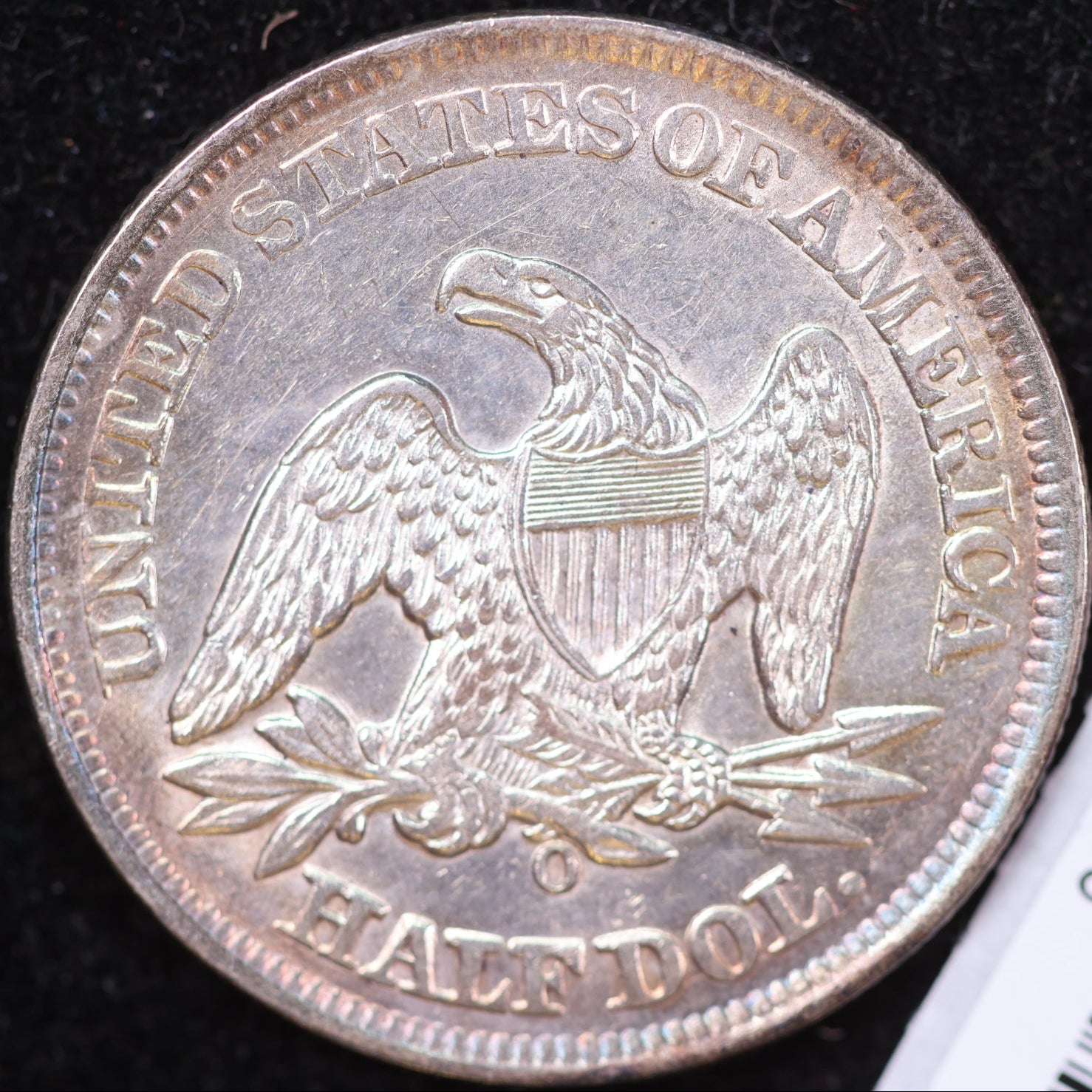 1856-O Liberty Seated Half Dollar, About Uncirculated Coin, Store #HR1941
