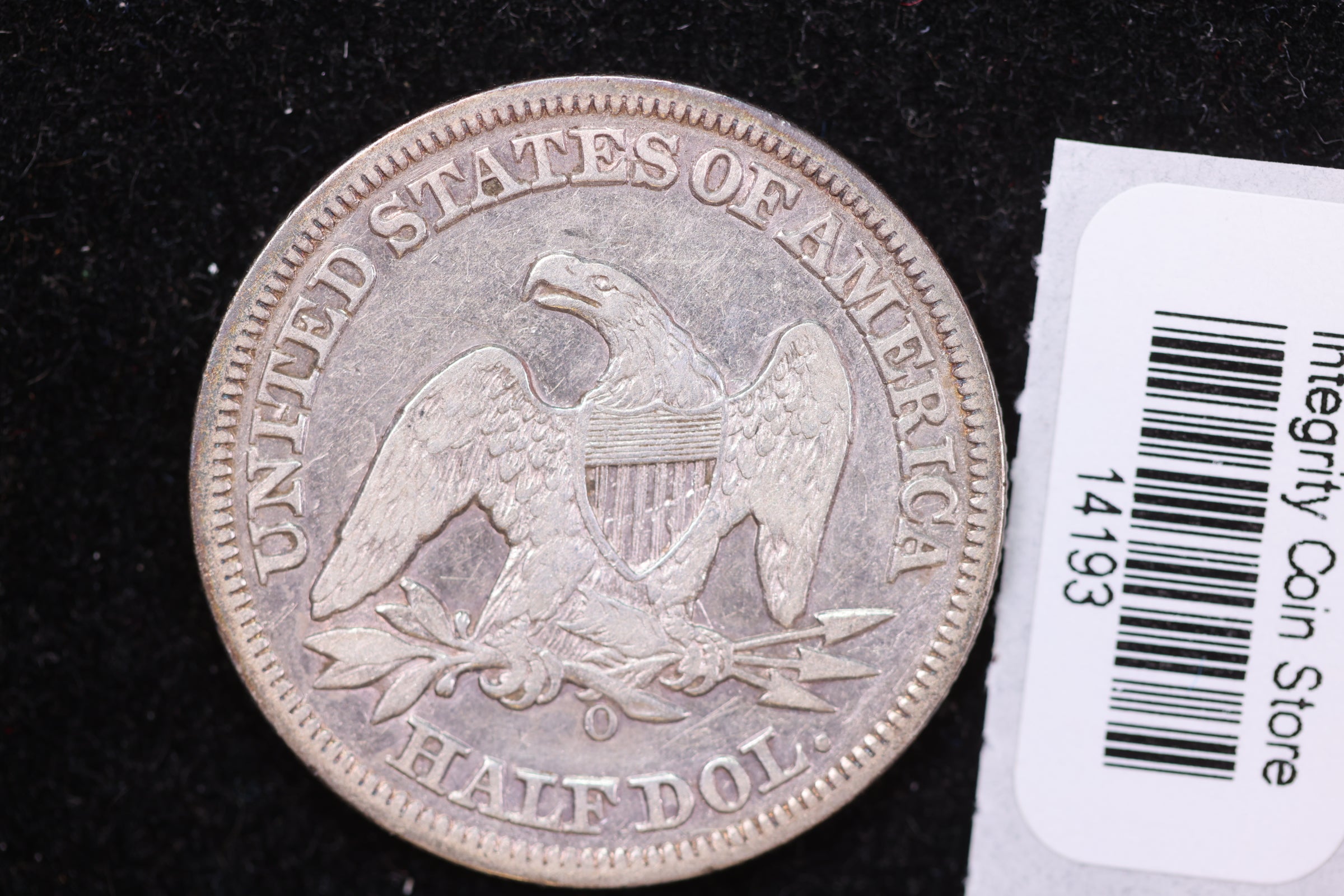 1858-O Seated Liberty Half Dollar, Affordable Collectible Circulated Coin, Store #14193