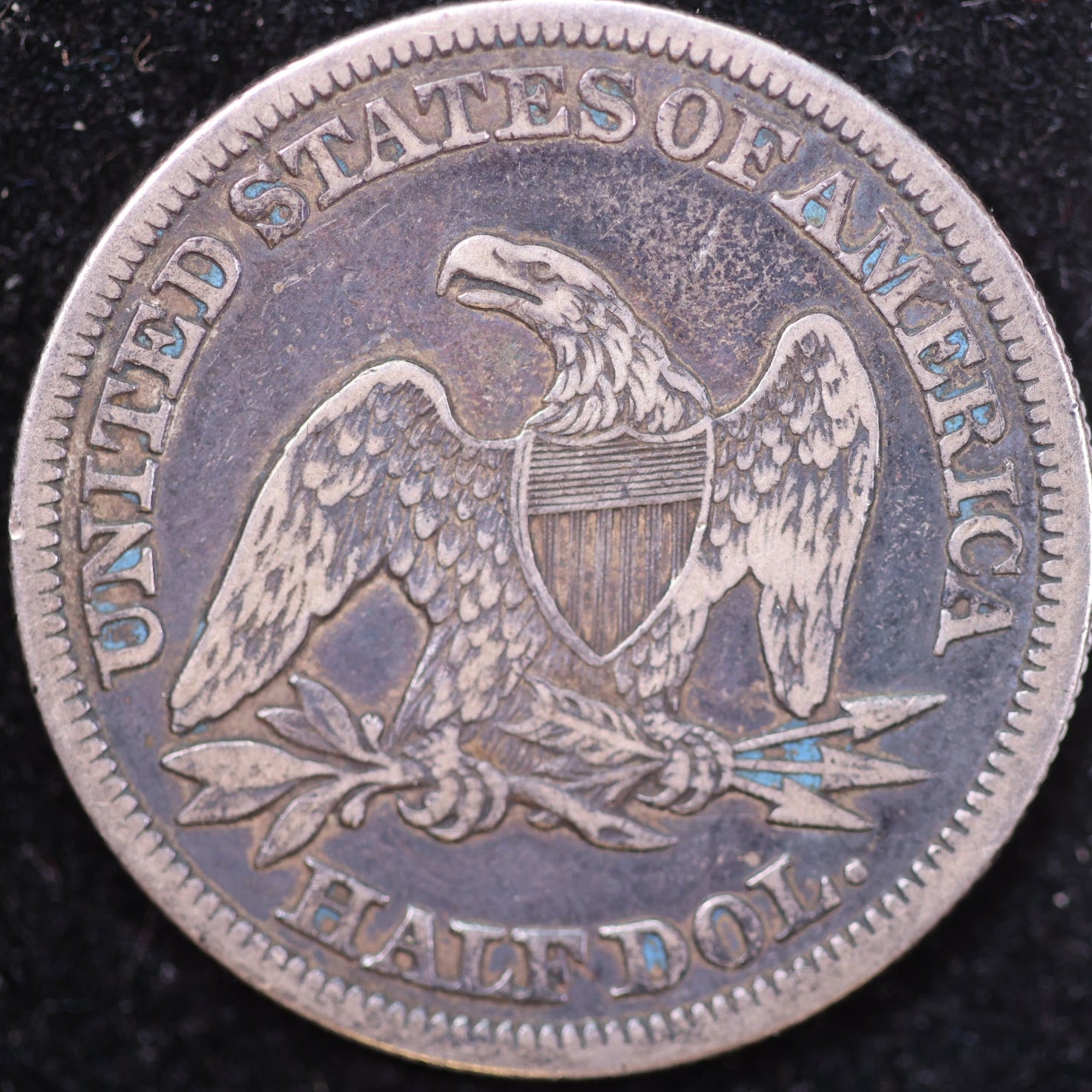 1860 Liberty Seated Half Dollar, Extra FIne Circulated Coin, Store #HR1967