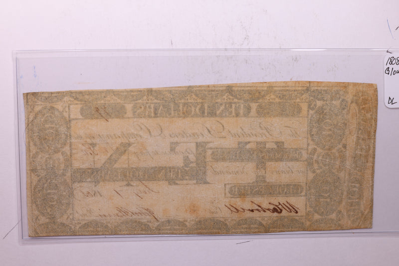 1808 $10, Farmers Exchange Bank., R.I., Store