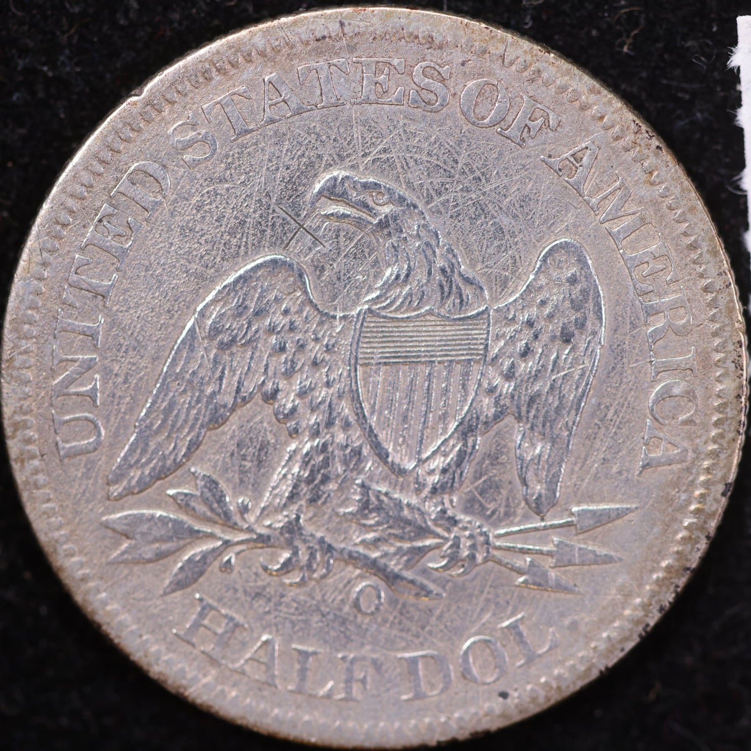 1861-O Seated Liberty Half Dollar, Very Fine Circulated Coin, Store #HR1970