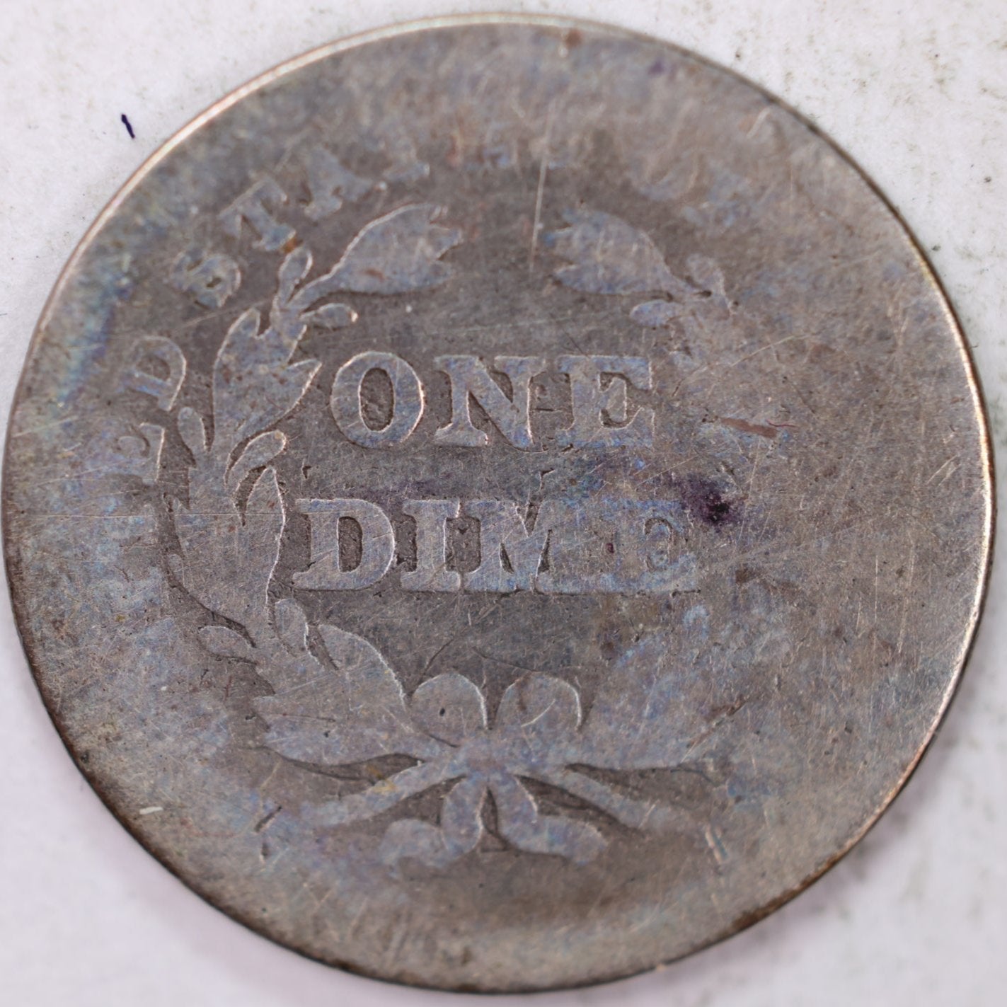 1838 Seated Liberty Silver Dime, Good Circulated Coin, Store #d838.01