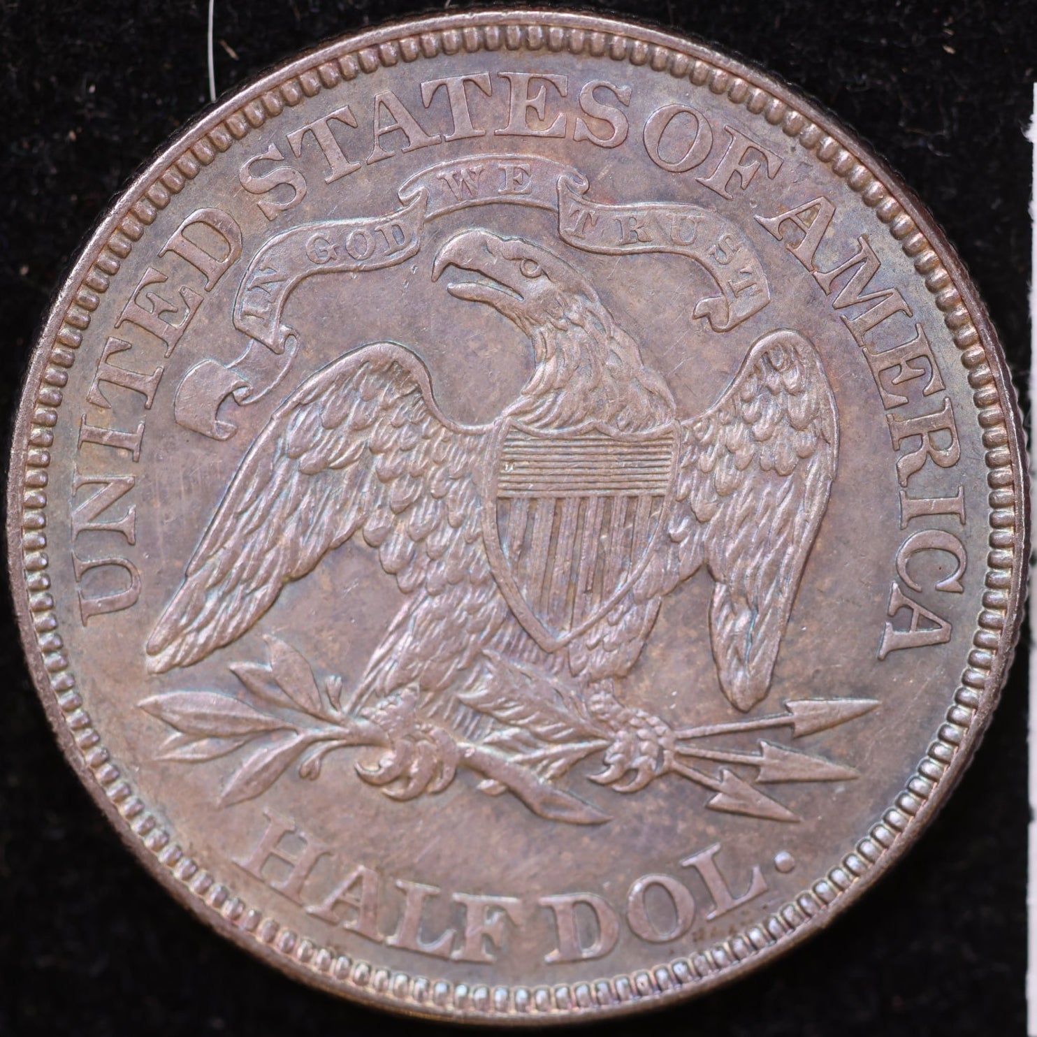 1875 Seated Liberty Half Dollar, Mint State Uncirculated Coin, Store #HR2009