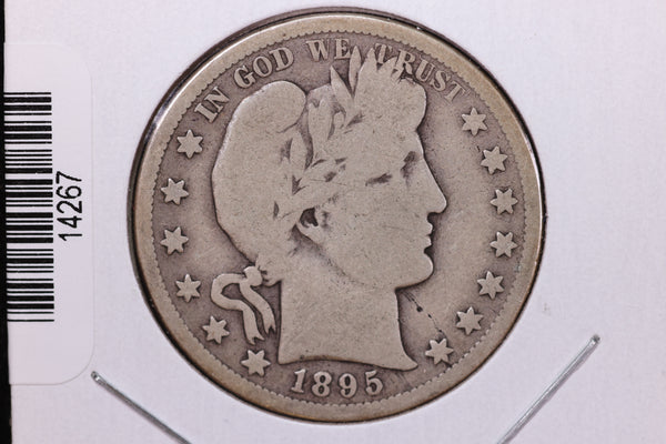 1895-S Barber Half Dollar. Affordable Circulated Coin. Store Sale  #14267