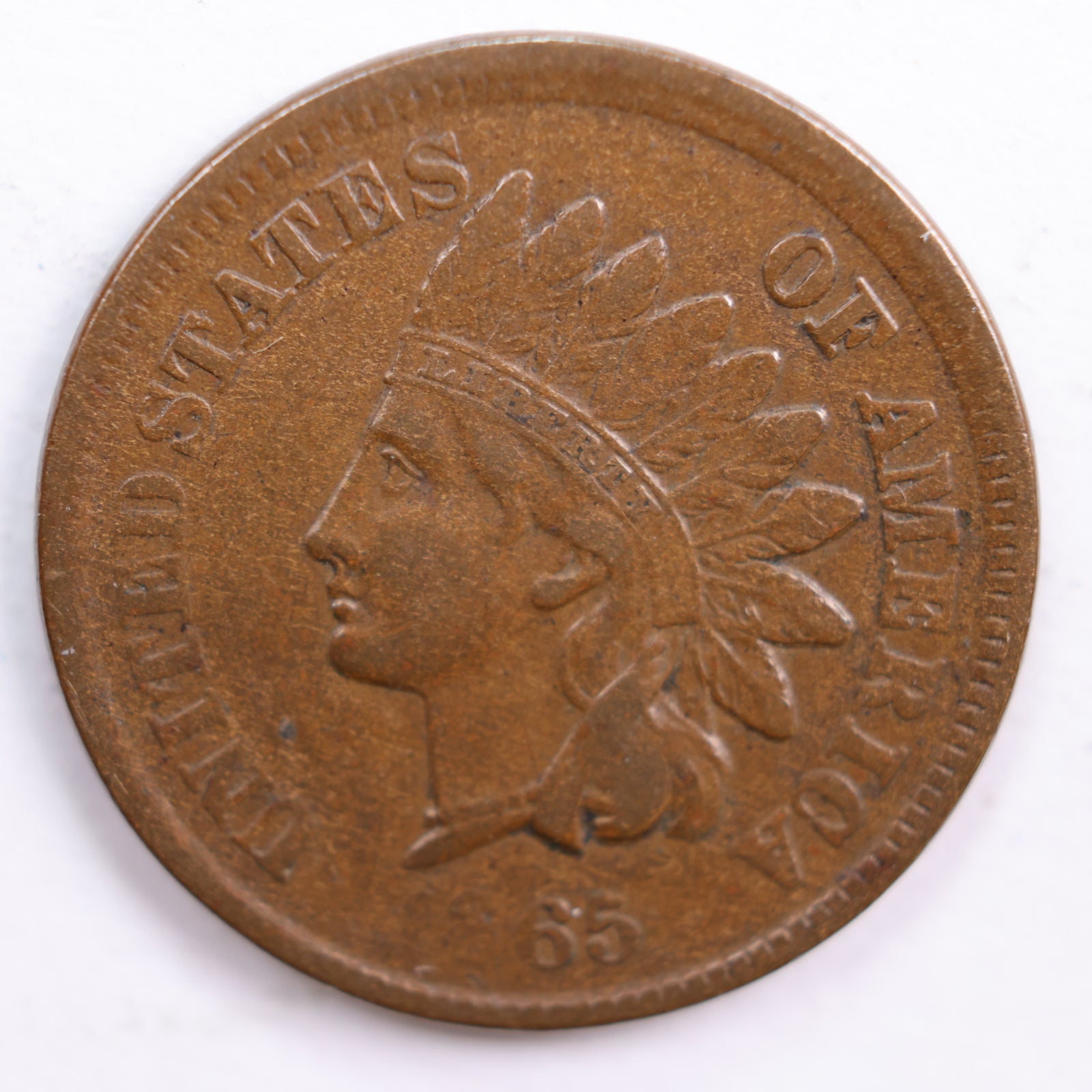 1865 Indian Head Cent, Extra Fine Circulated Coin, Store #CT0591