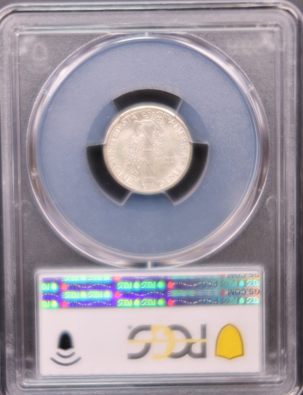 1944-D Mercury Silver Dime, PCGS MS67, Full Band, PRM, Store #DE0934.
