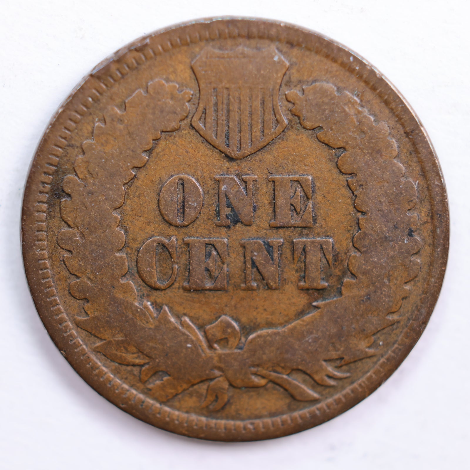 1872 Indian Head Cent, Very Good Circulated Coin, Store #CT0600