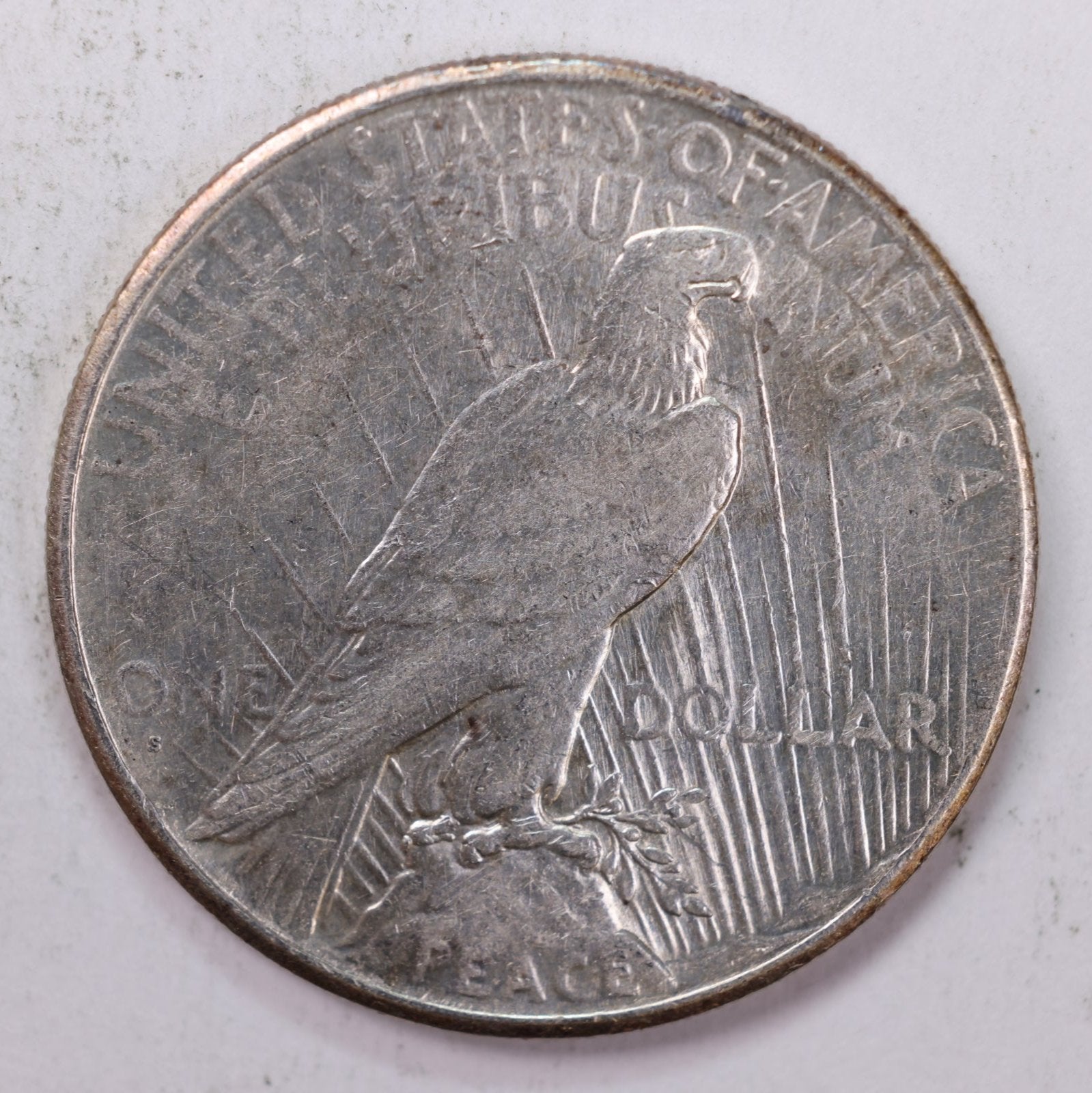 1926-S Peace Dollar, About Uncirculated Coin, Details, Store #9024