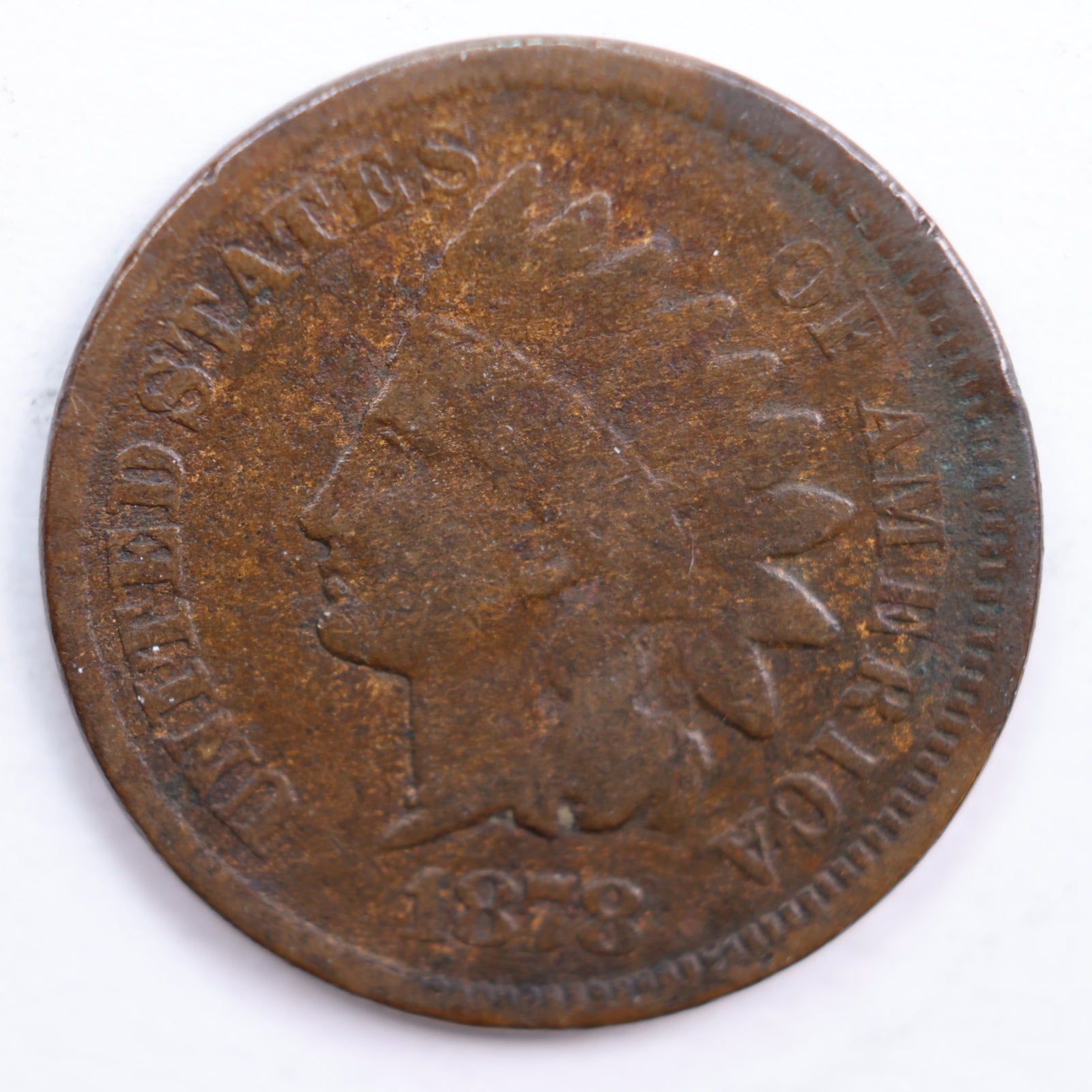 1878 Indian Head Cent, Good Circulated Coin, Store #CT0611